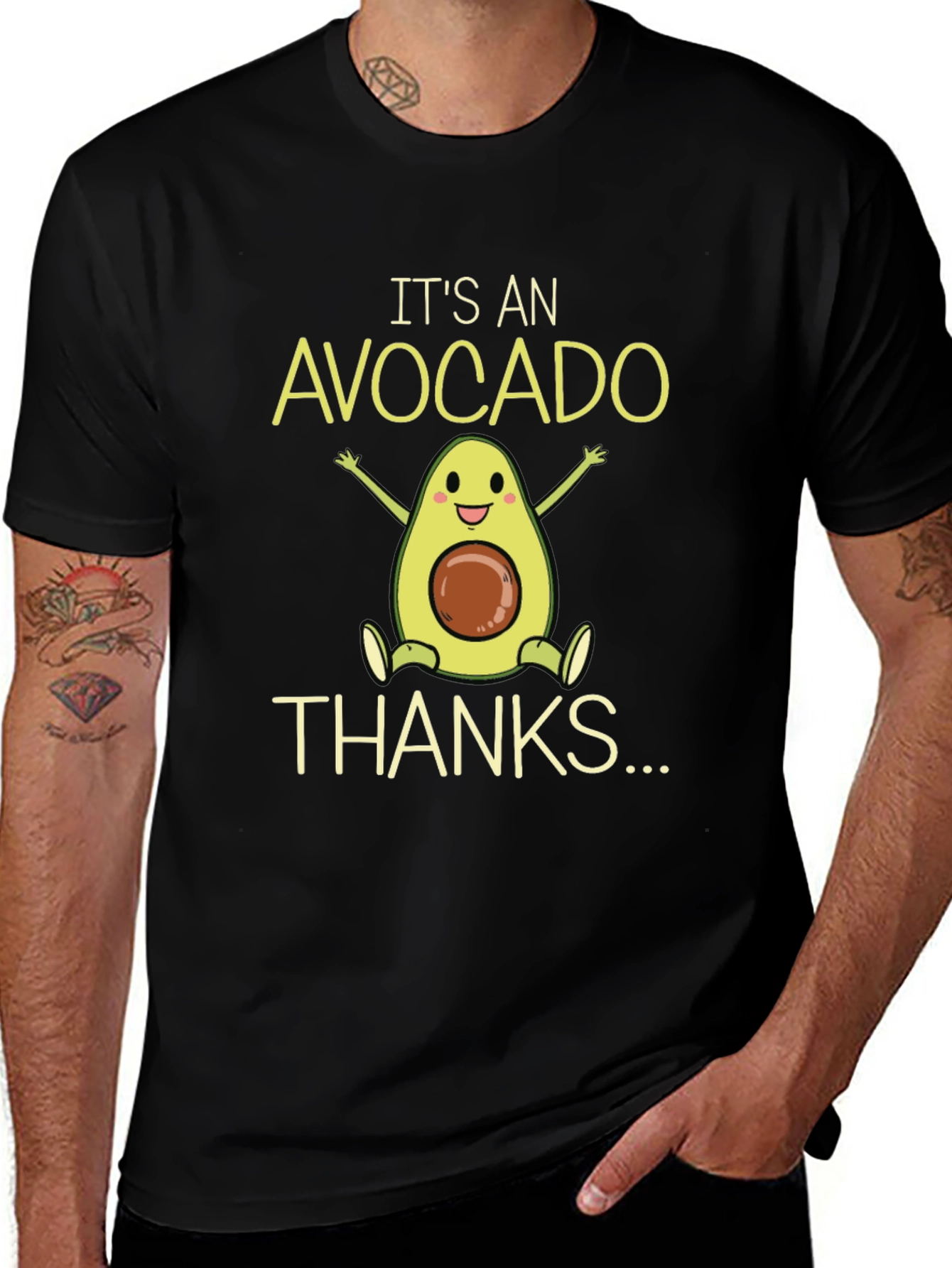 Variant 19 of It's An Avocado - Thanks T-Shirt