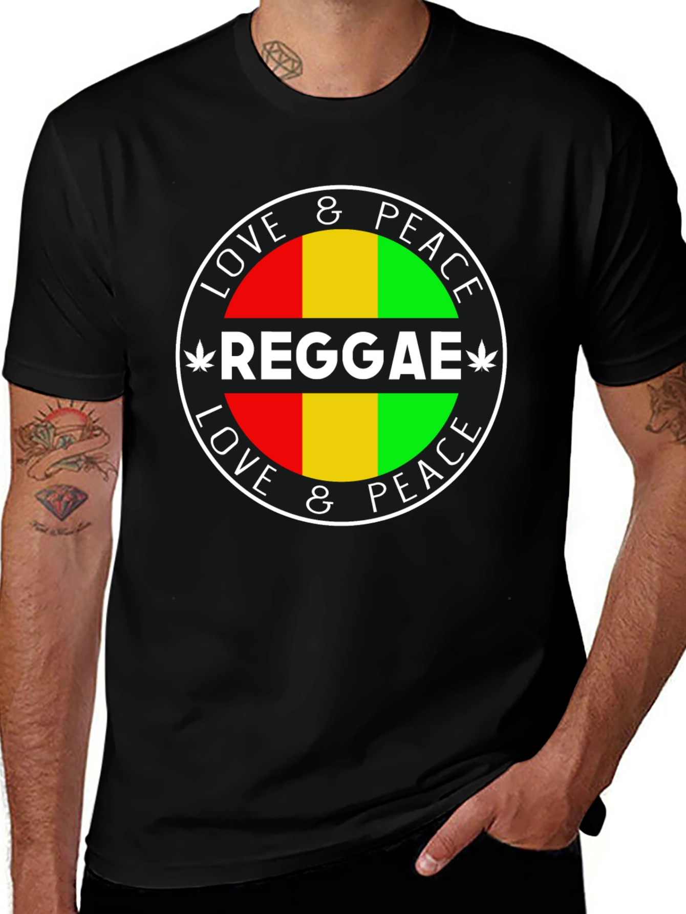 Variant 12 of Reggae Love & Peace Graphic T-Shirt