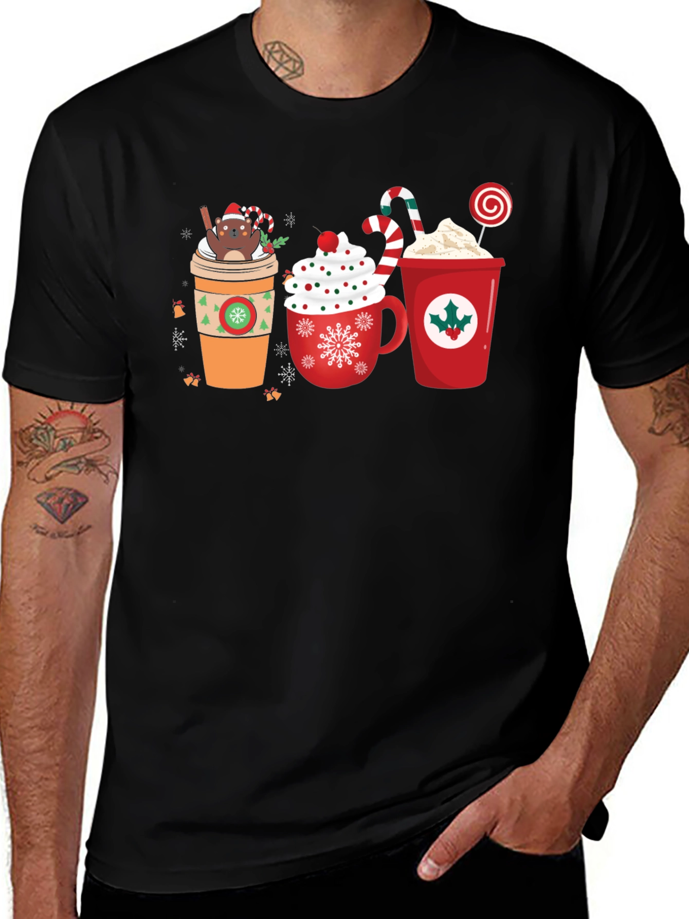 Variant 11 of Festive Holiday Beverages T-Shirt