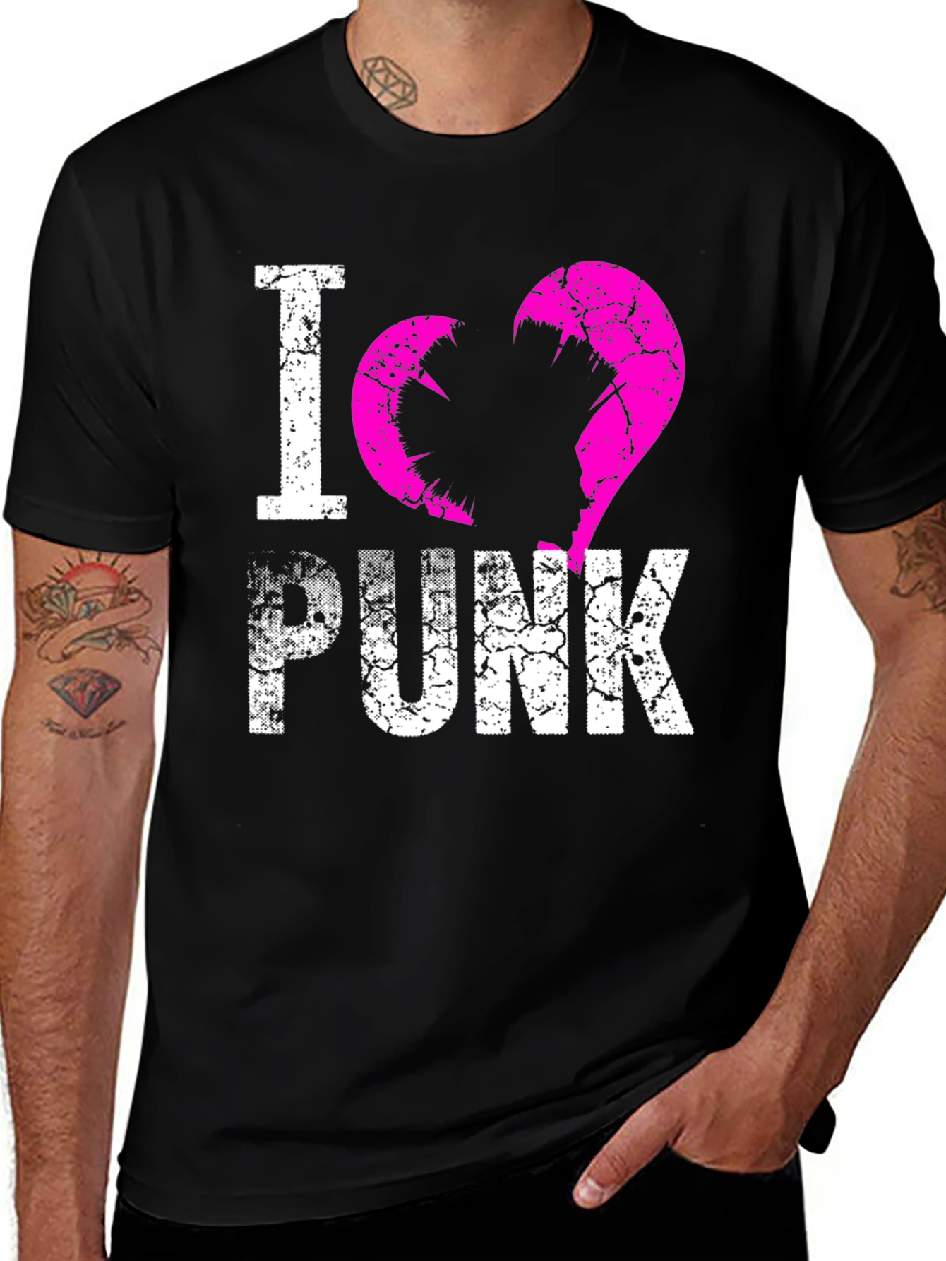 Variant 16 of I Heart Punk Graphic Tee