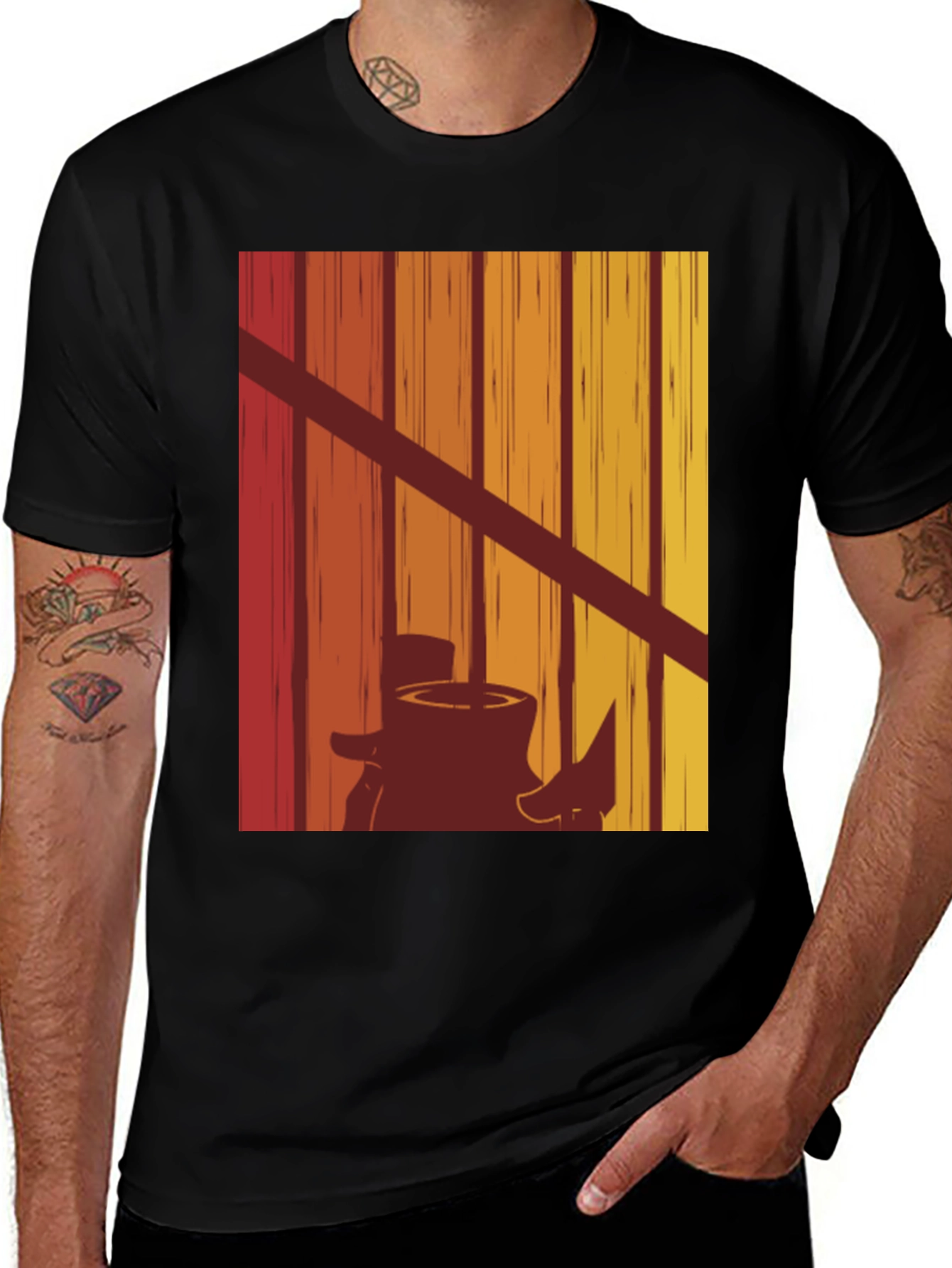 Variant 23 of Retro Lumberjack T-Shirt | Woodcutter Graphic Tee