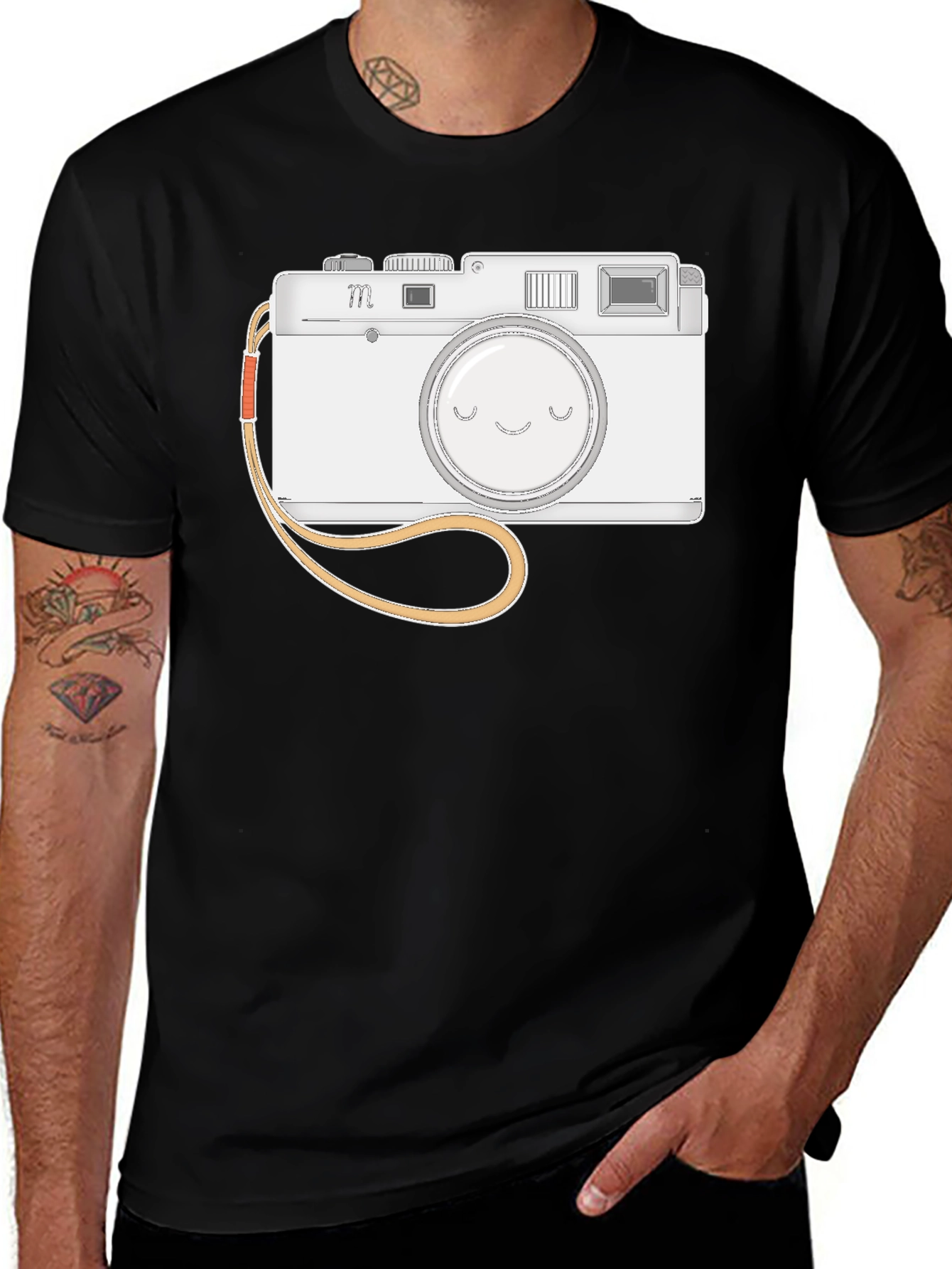 Variant 13 of Retro Camera Graphic Tee - Fun Photography Shirt