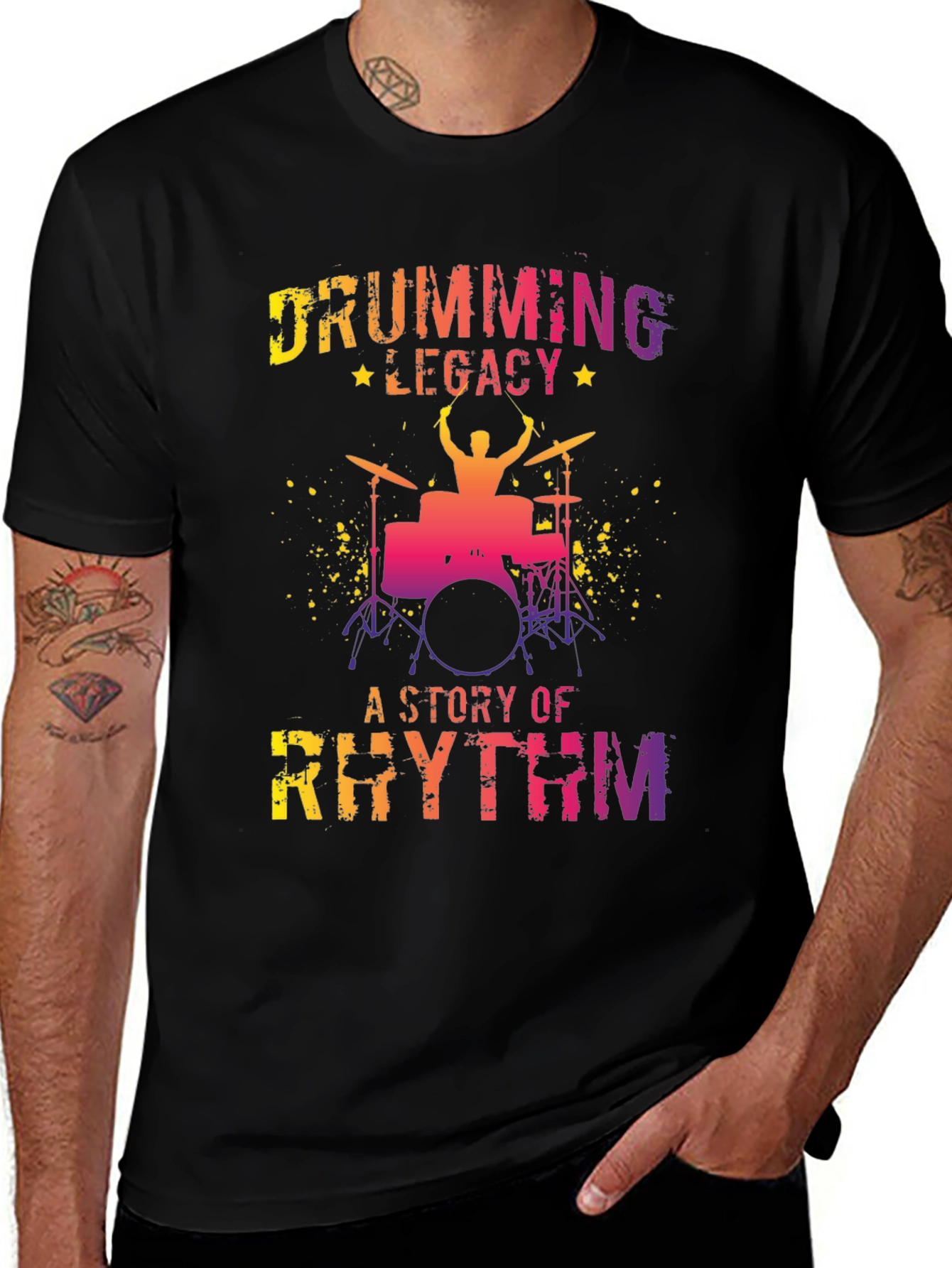 Drumming Legacy Graphic T-Shirt