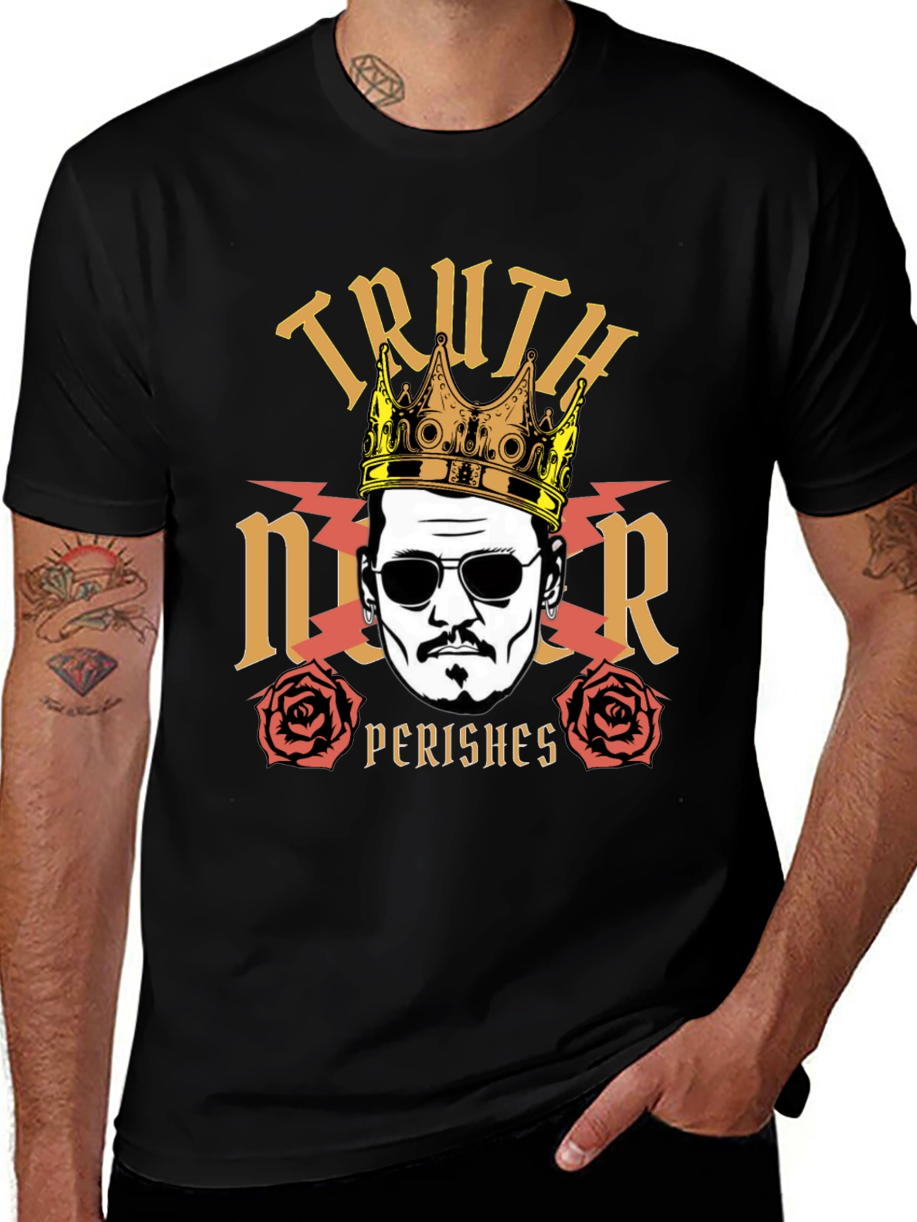 Variant 10 of Truth Never Perishes Graphic T-Shirt