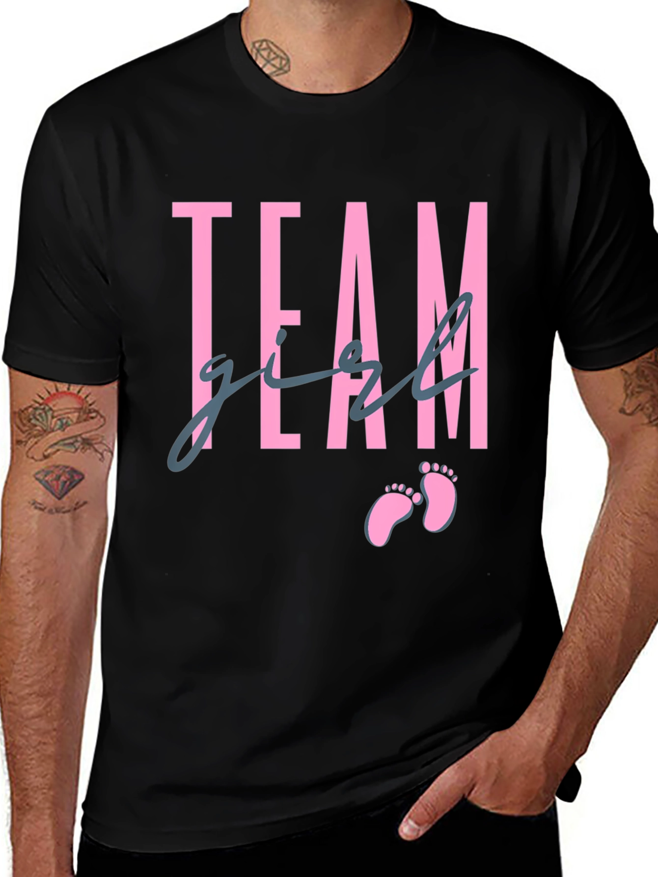 Team Girl Baby Shower T-Shirt
