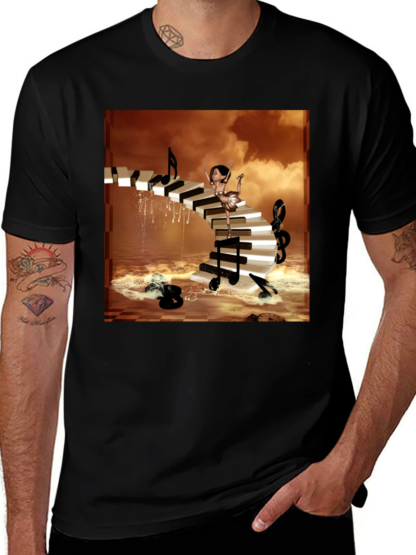 Musical Dream T-Shirt - Unique Art Design