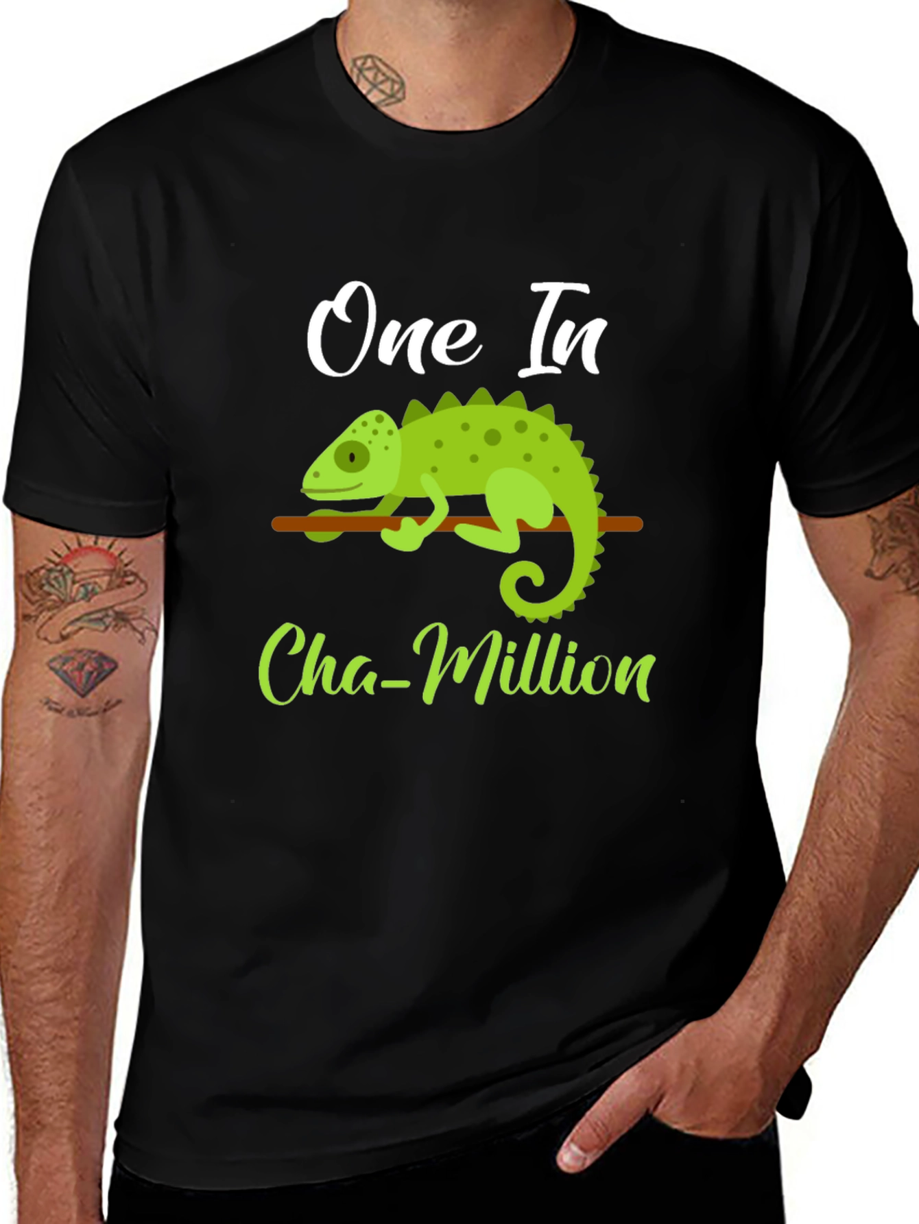 Variant 8 of One In Cha-Million Chameleon T-Shirt