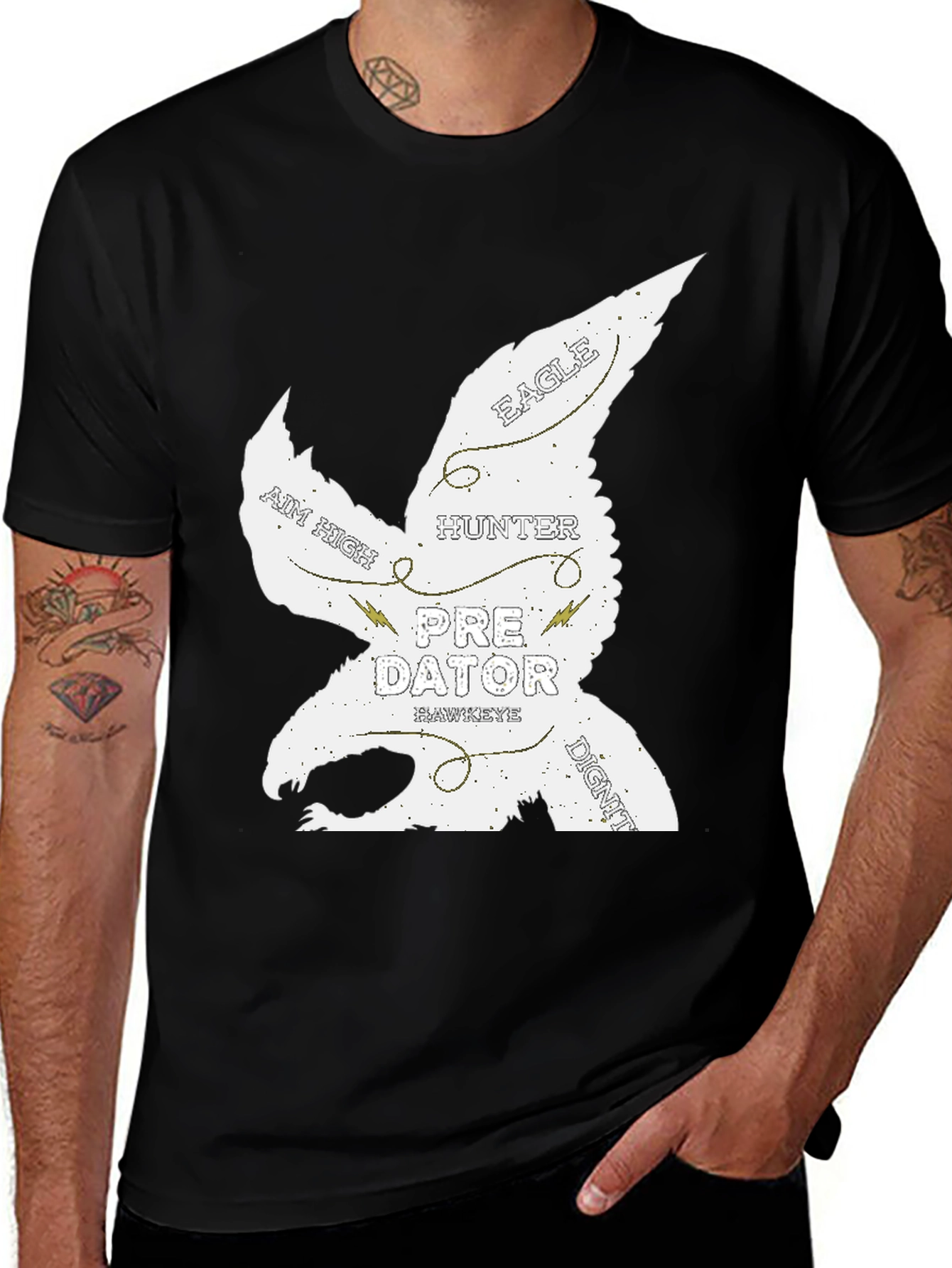 Variant 20 of Eagle Predator Graphic T-Shirt - Men's
