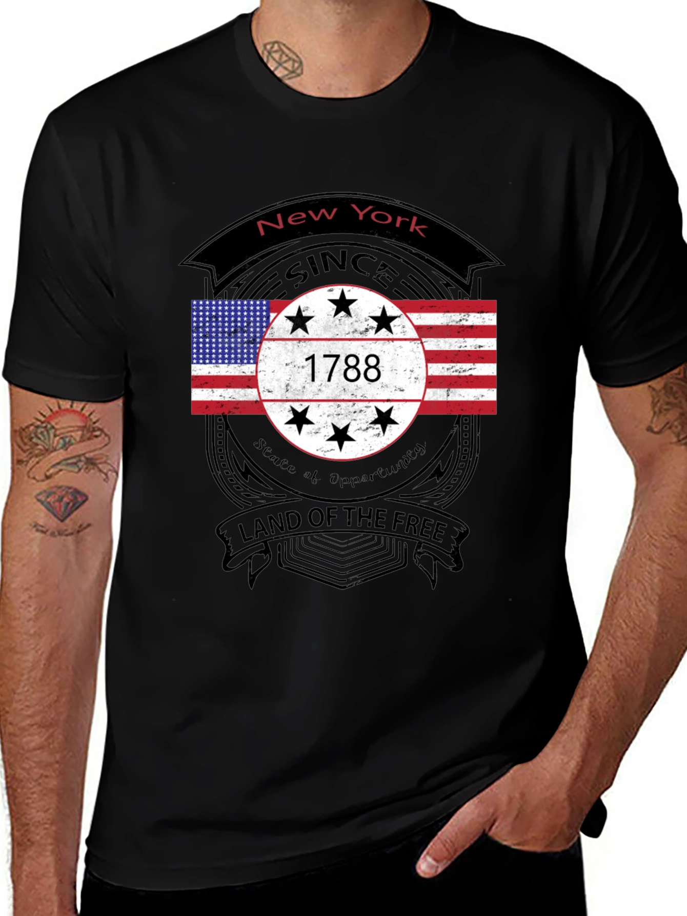 New York State Flag T-Shirt - Land of the Free