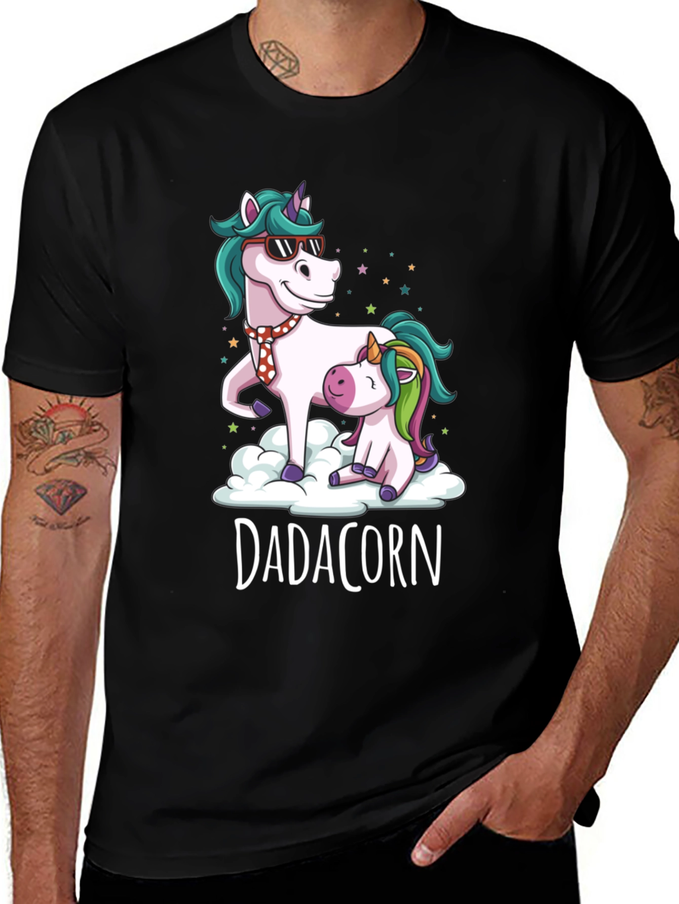 Dadacorn T-Shirt - Unicorn Father's Day Tee