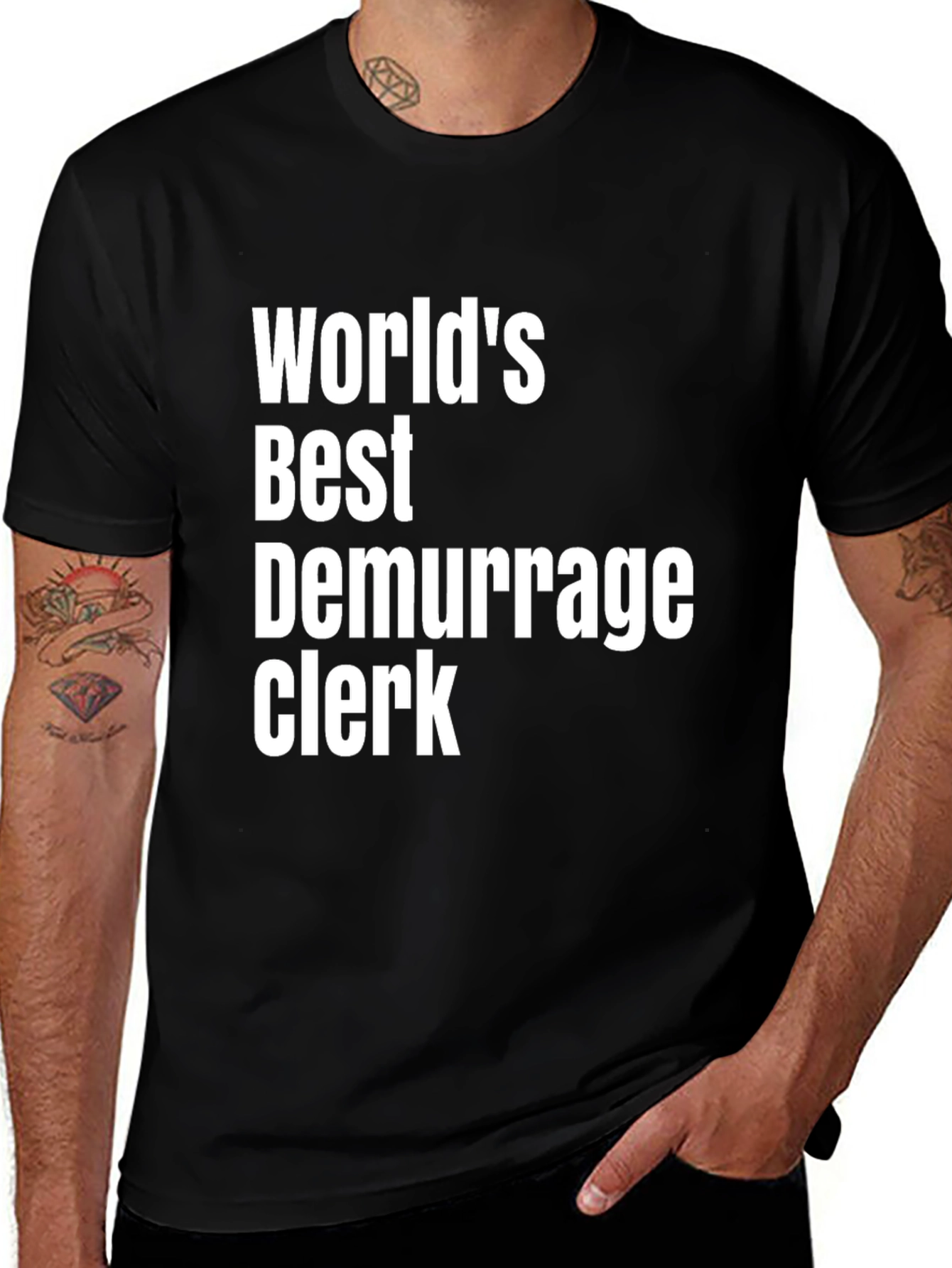 Variant 14 of World's Best Demurrage Clerk T-Shirt