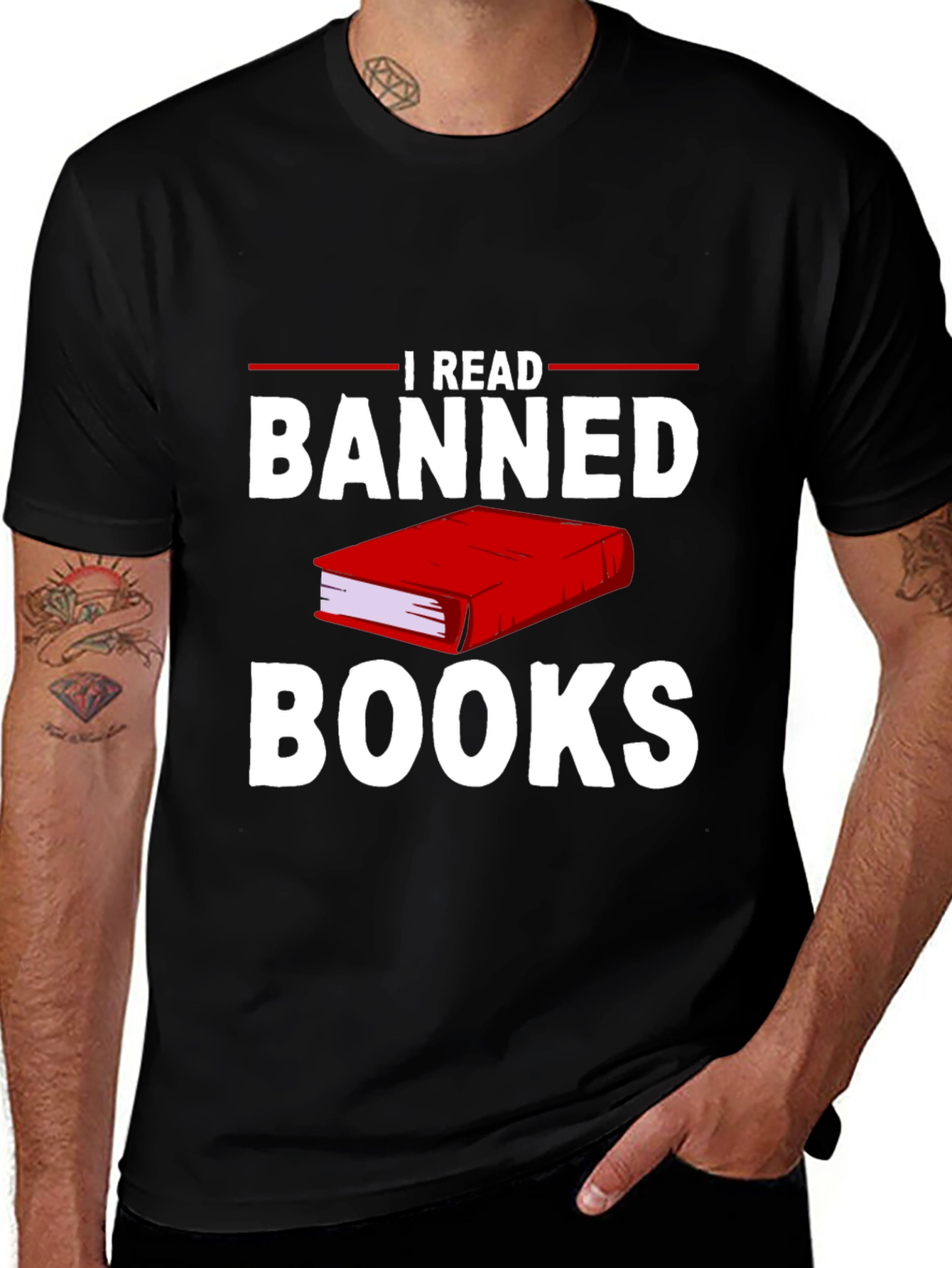 Variant 27 of I Read Banned Books Graphic Tee