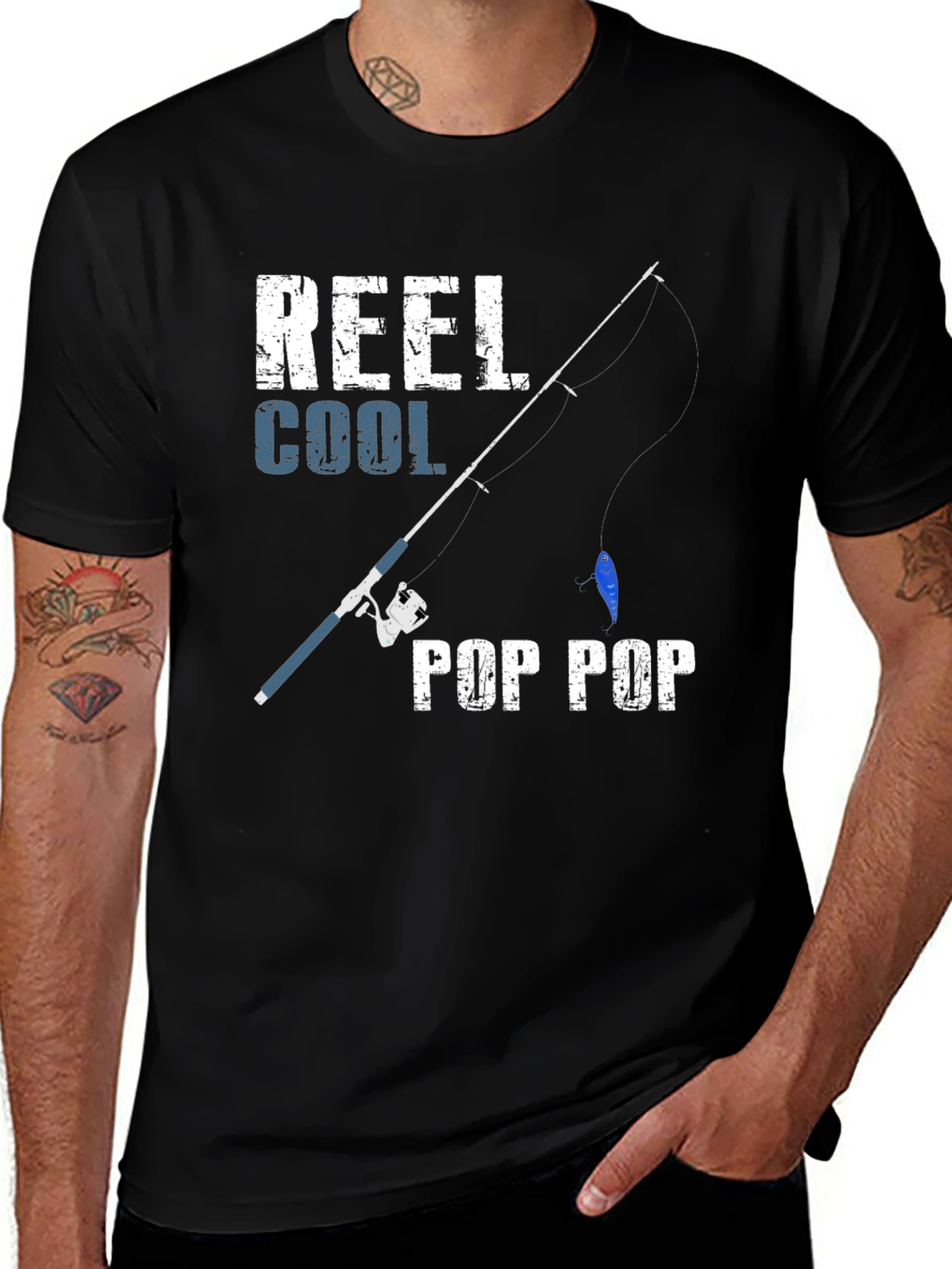 Variant 9 of Reel Cool Pop Pop Fishing T-Shirt