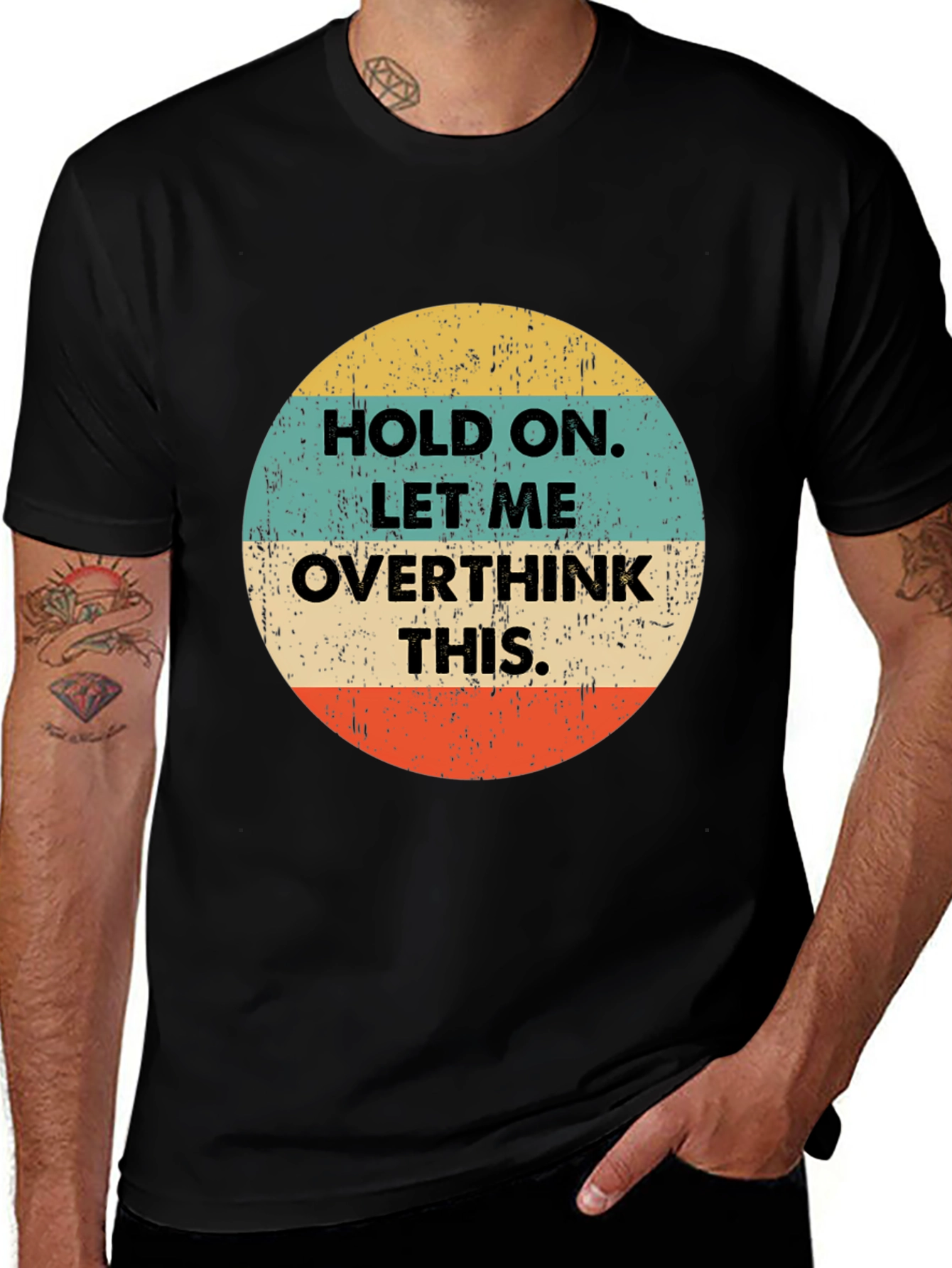Variant 9 of Hold On Overthink T-Shirt