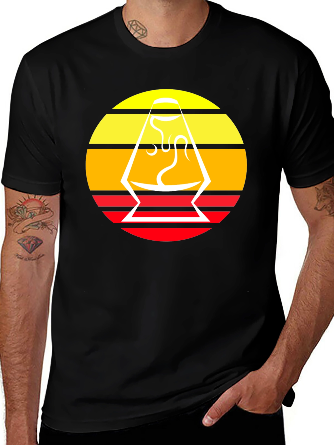 Variant 15 of Retro Lava Lamp Graphic Tee - Cool Design