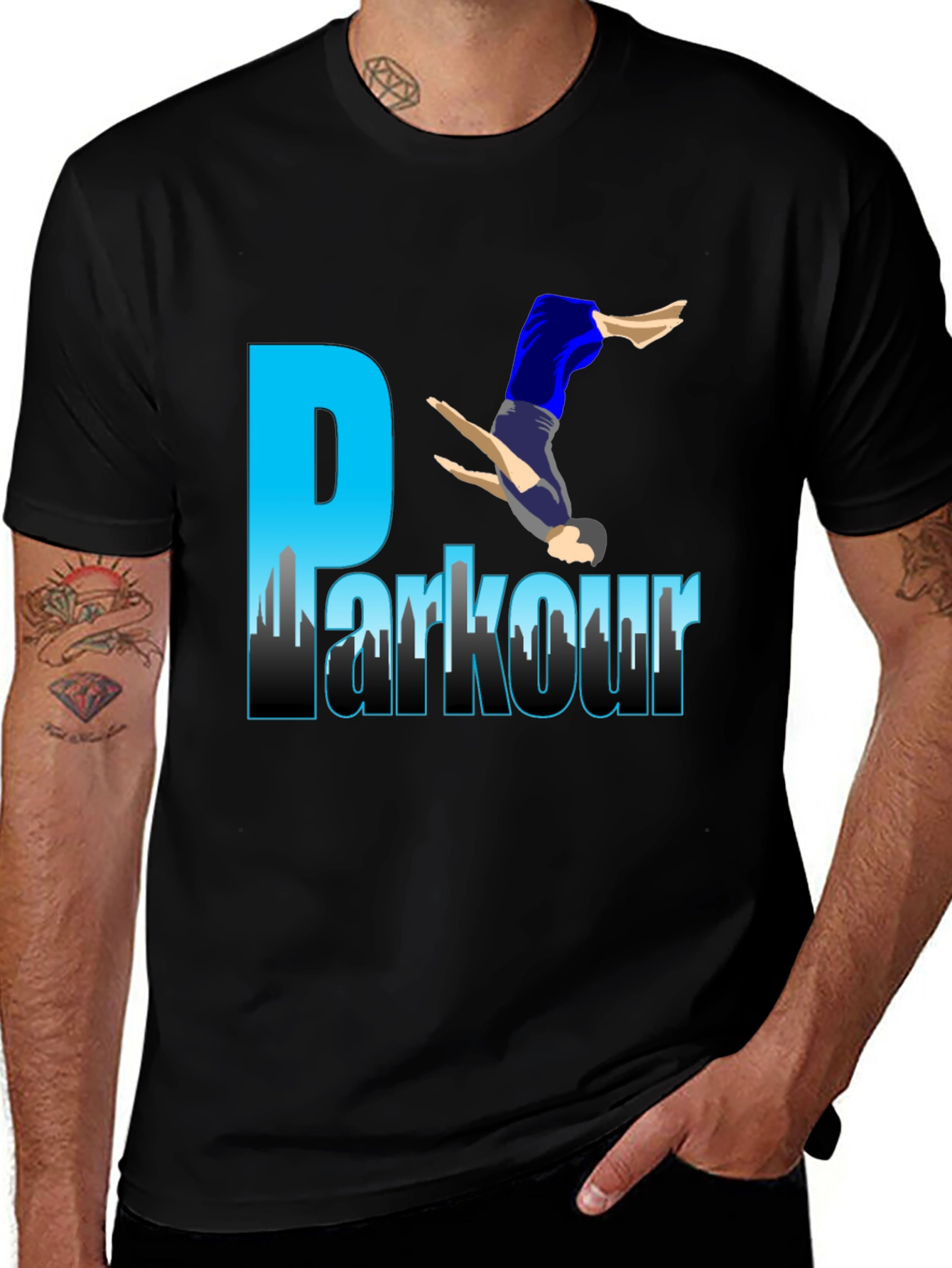 Variant 18 of Parkour Stuntman T-Shirt