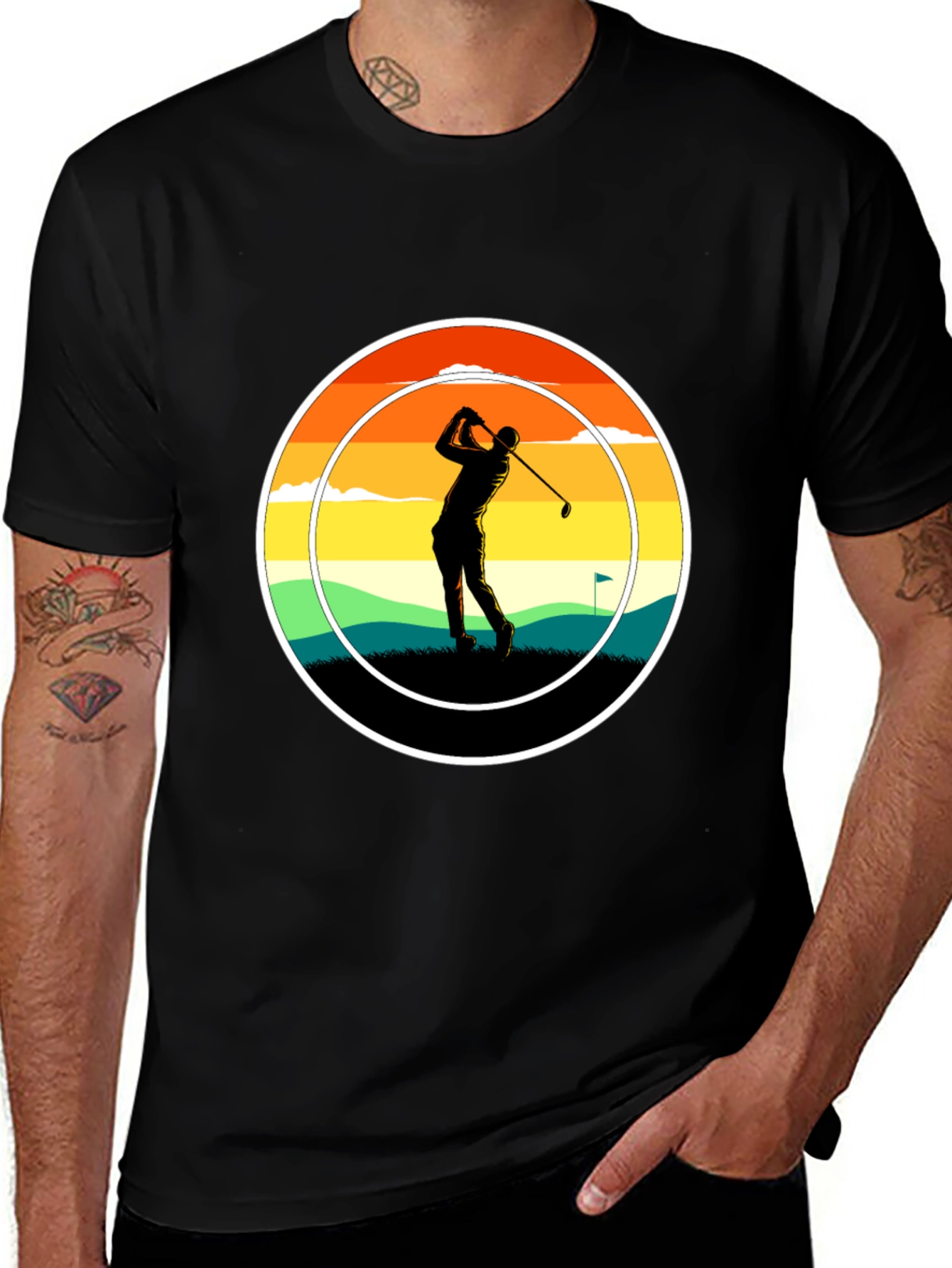 Variant 23 of Golf Silhouette T-Shirt