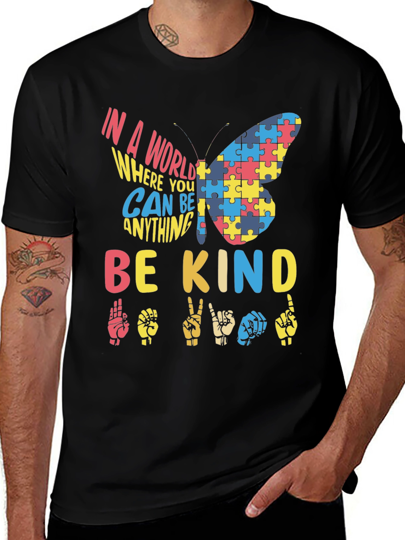 Autism Awareness Butterfly Kindness T-Shirt