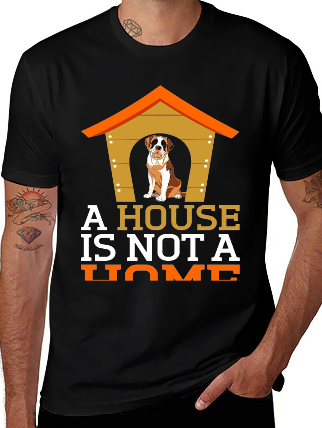 Variant 21 of Dog House Home T-Shirt