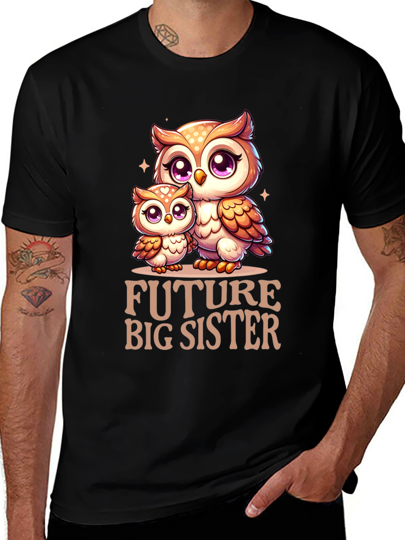Variant 19 of Future Big Sister Owl T-Shirt