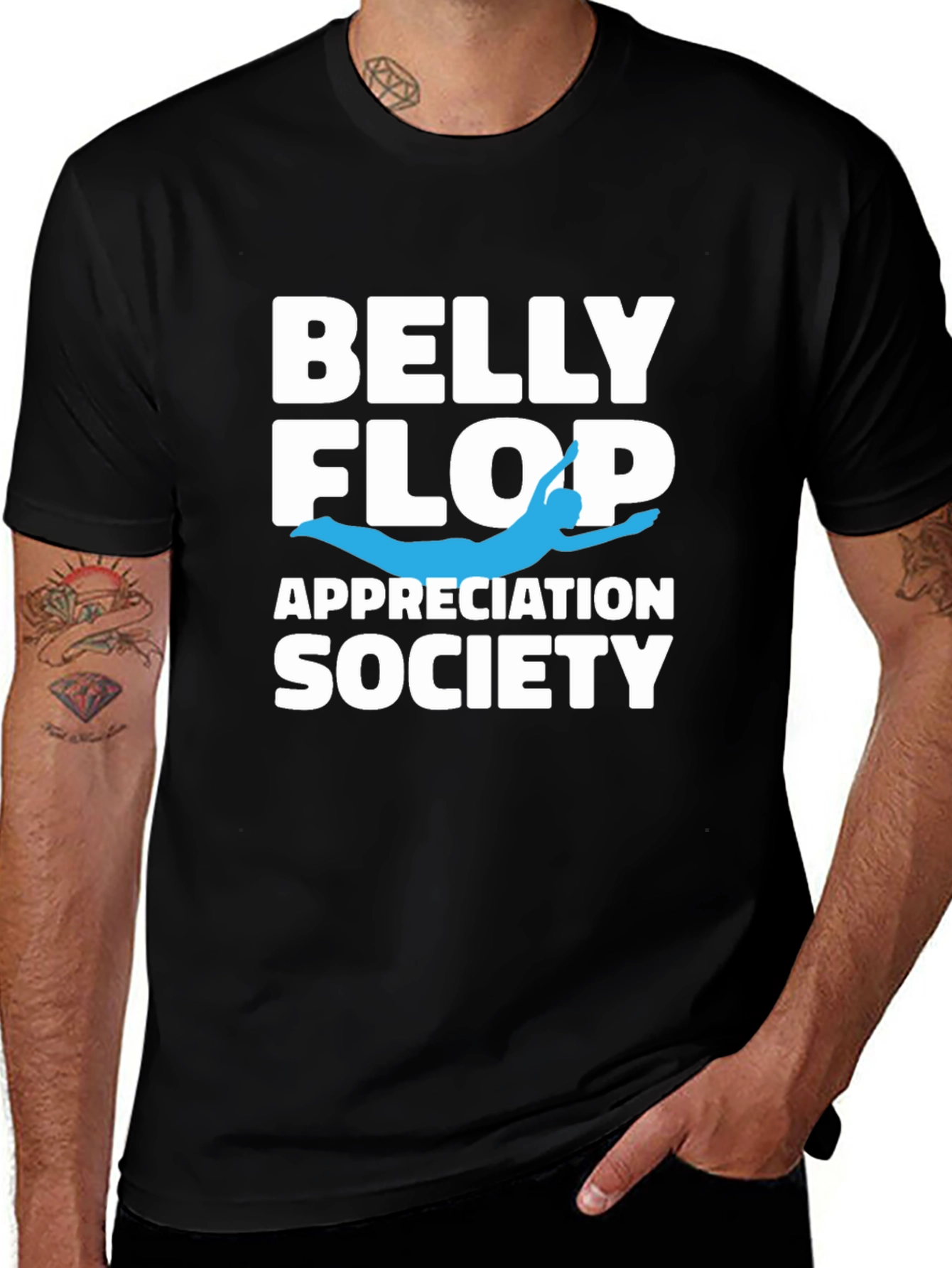 Variant 17 of Belly Flop Appreciation Society Graphic Tee