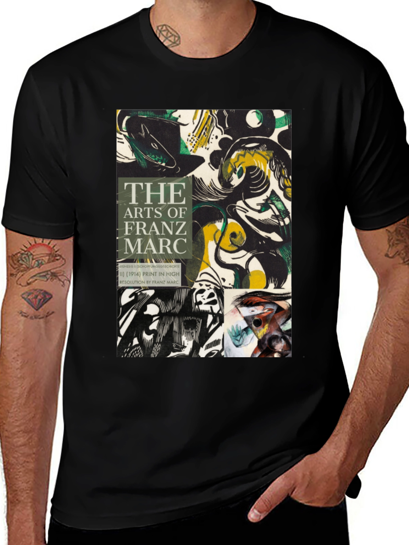 Franz Marc Art T-Shirt - High Resolution Print