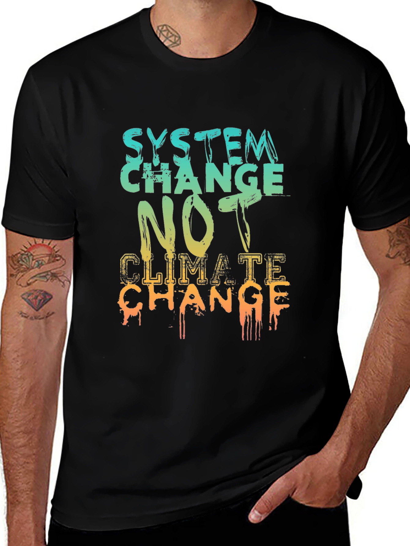 Variant 23 of System Change, Not Climate Change Graphic Tee