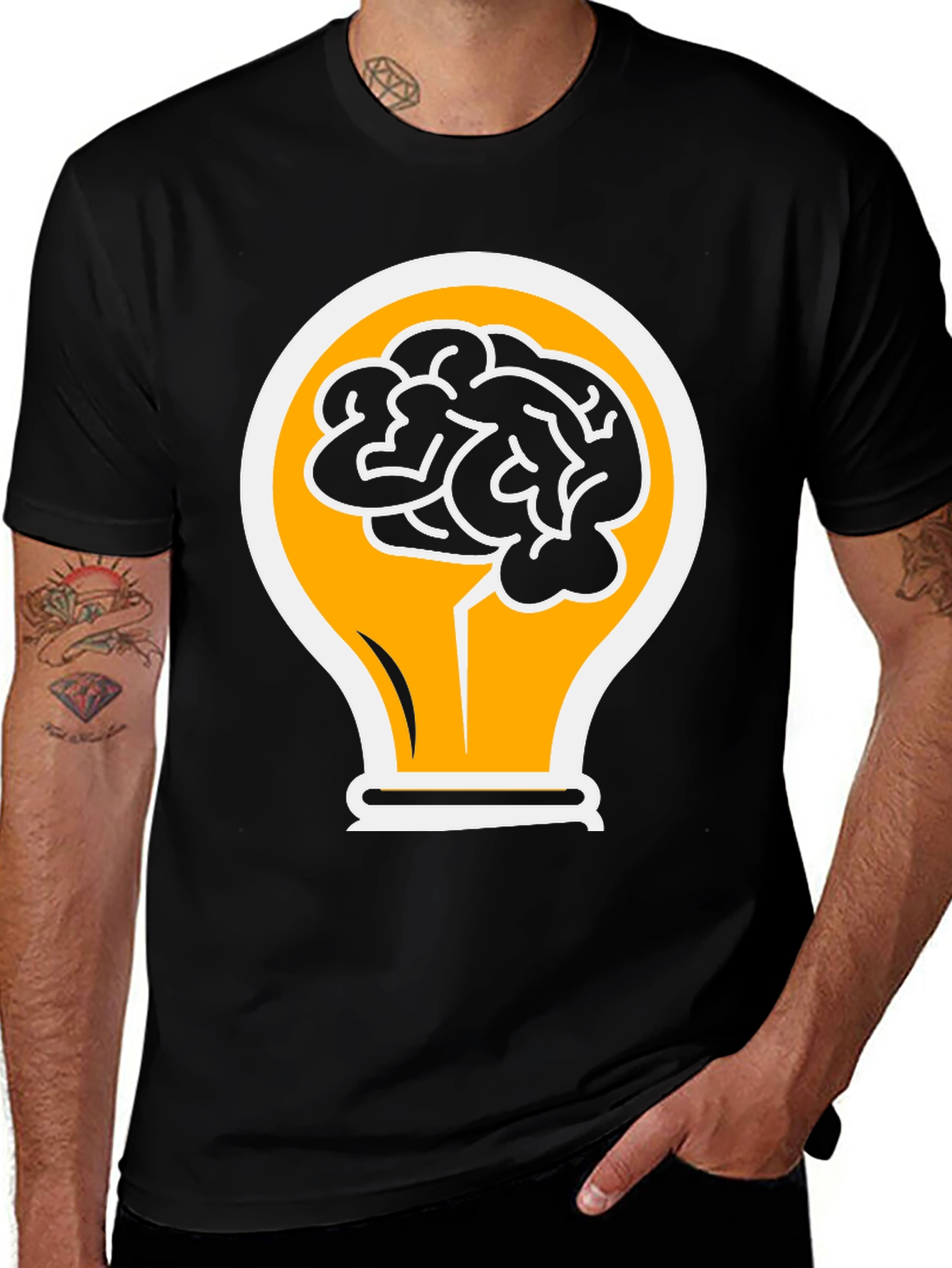 Variant 25 of Brainy Idea T-Shirt - Creative Design