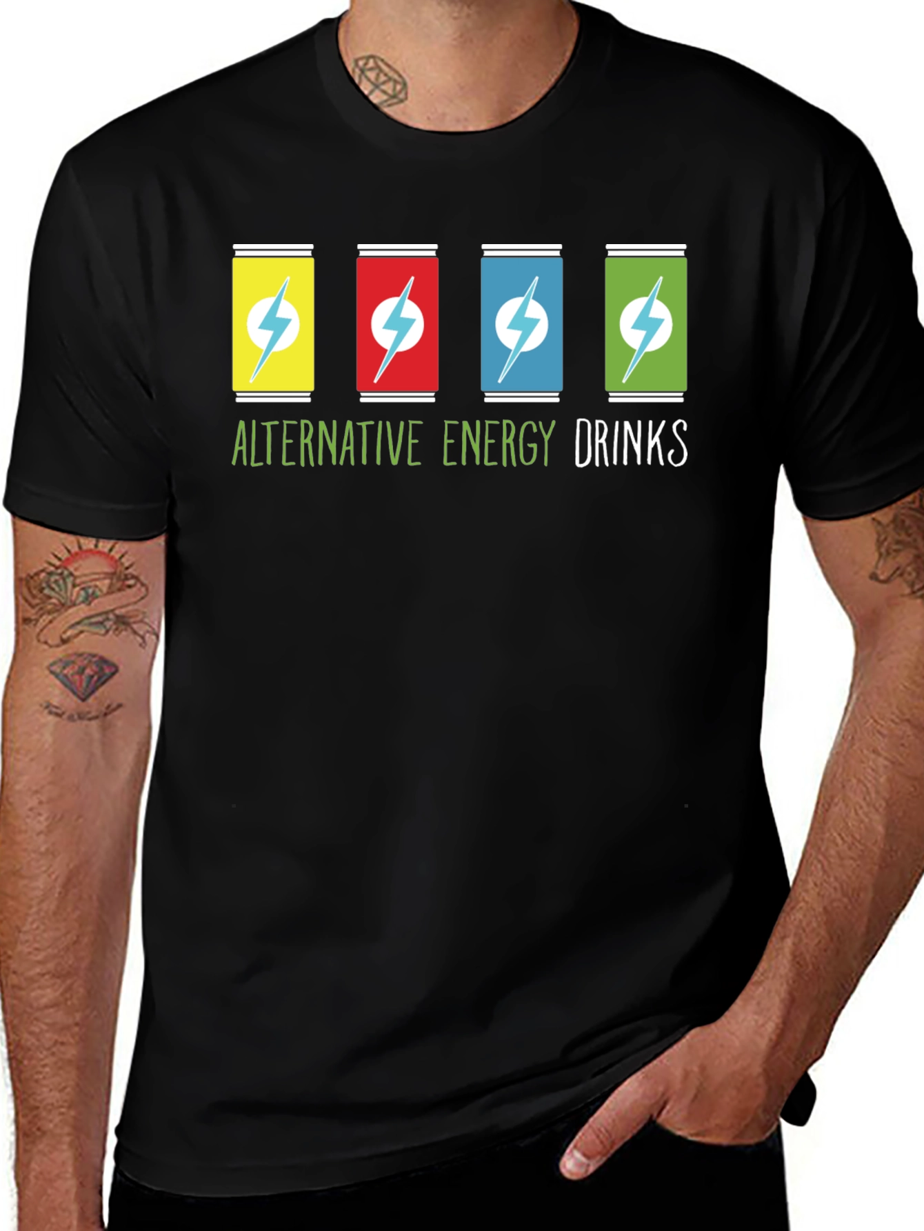 Variant 4 of Alternative Energy Drinks T-Shirt