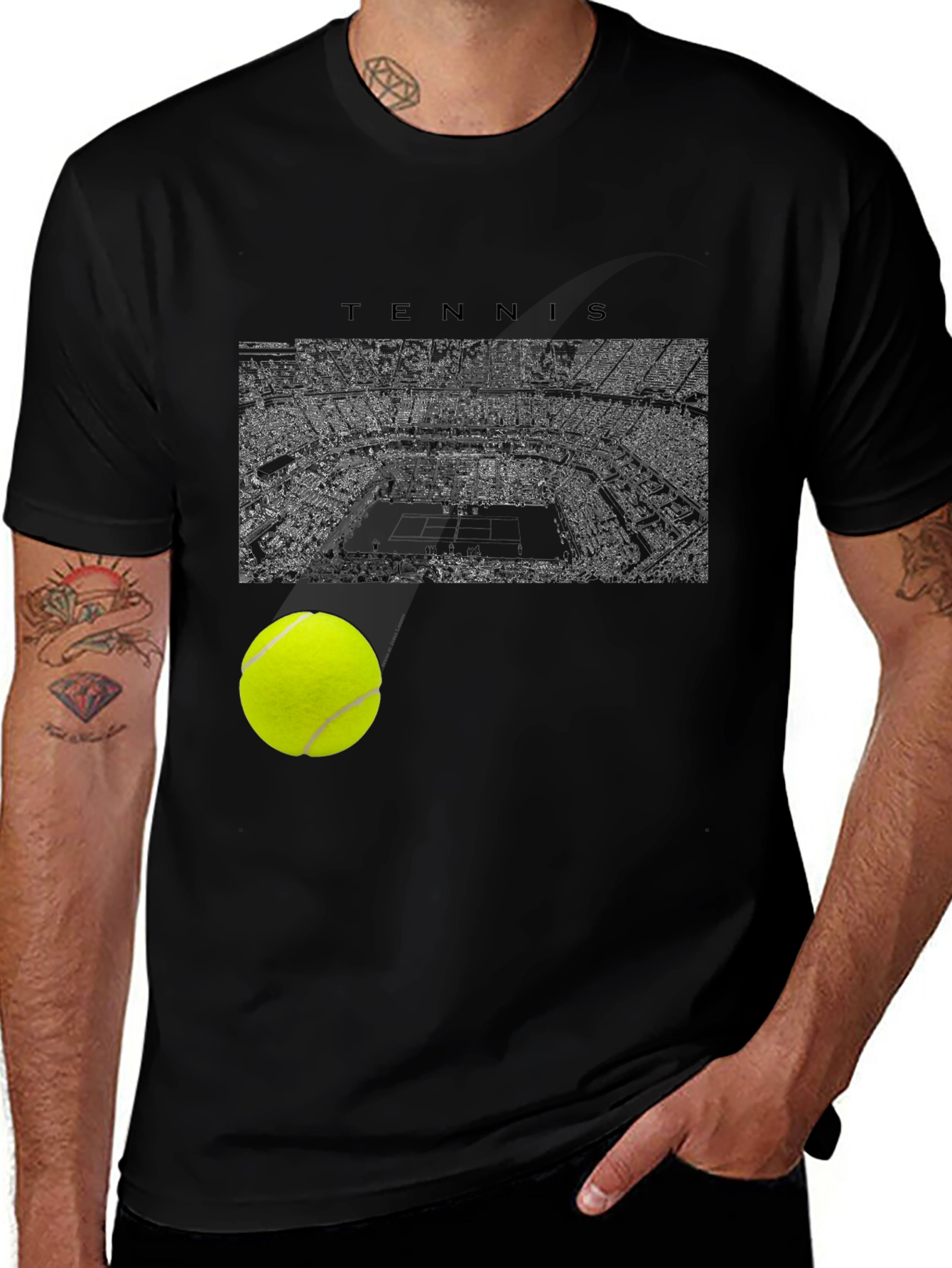Tennis Graphic T-Shirt | Stylish Sports Tee