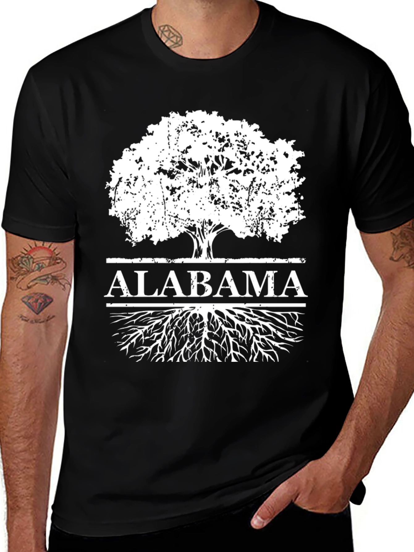 Alabama Roots Graphic T-Shirt - State Pride Tee
