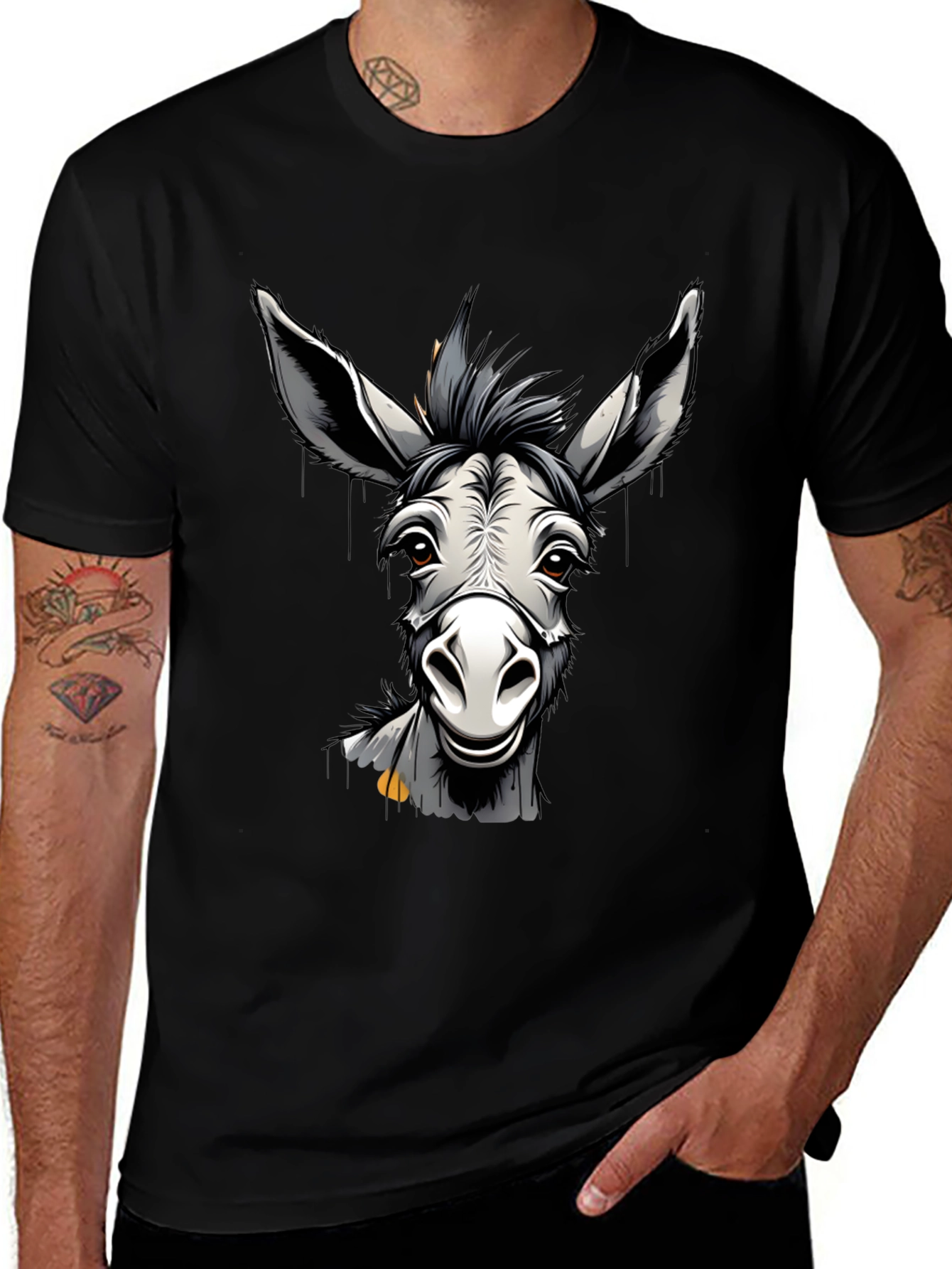 Variant 12 of Funny Donkey Graphic T-Shirt