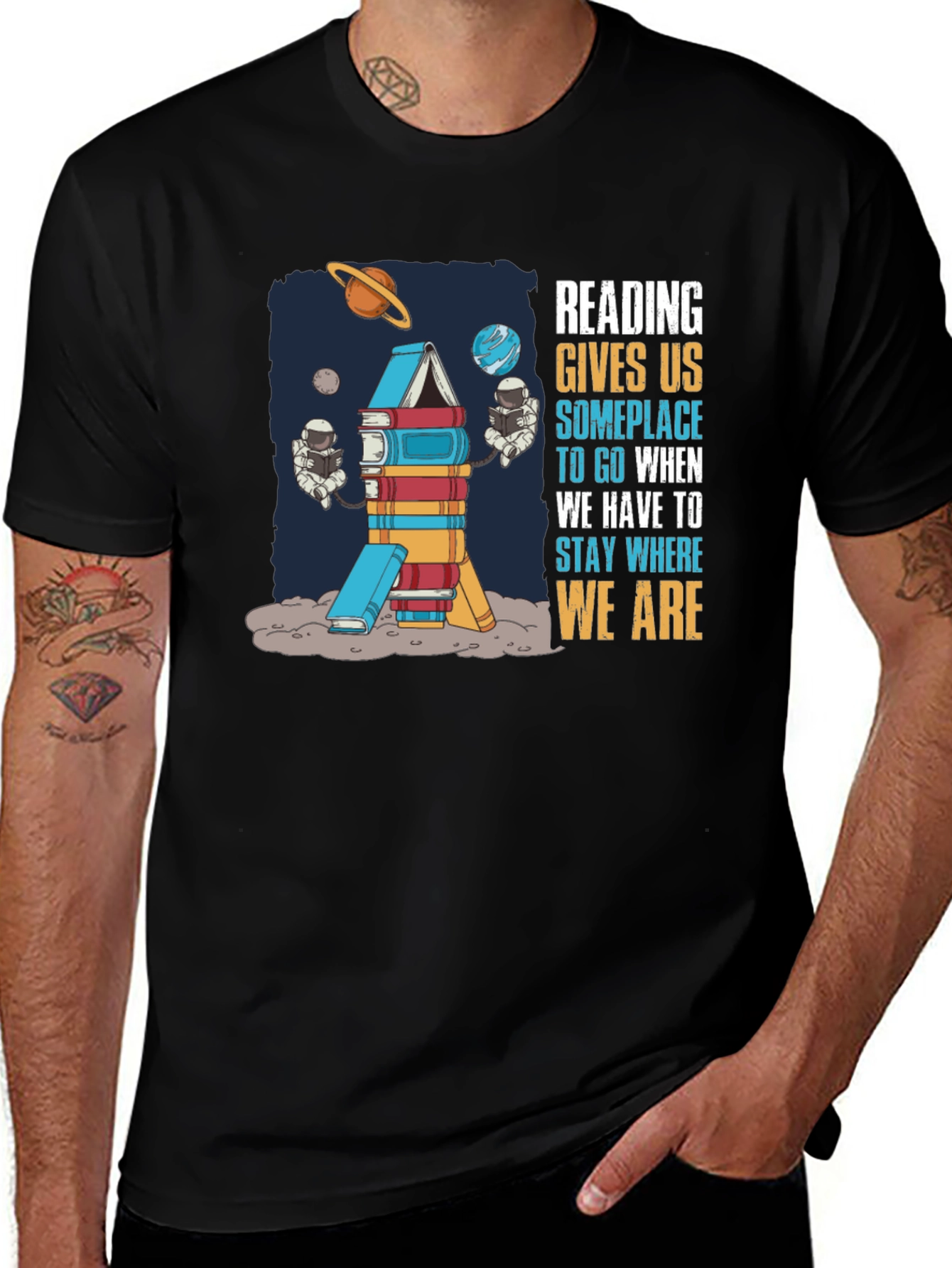 Variant 28 of Reading Gives Us Someplace to Go T-Shirt