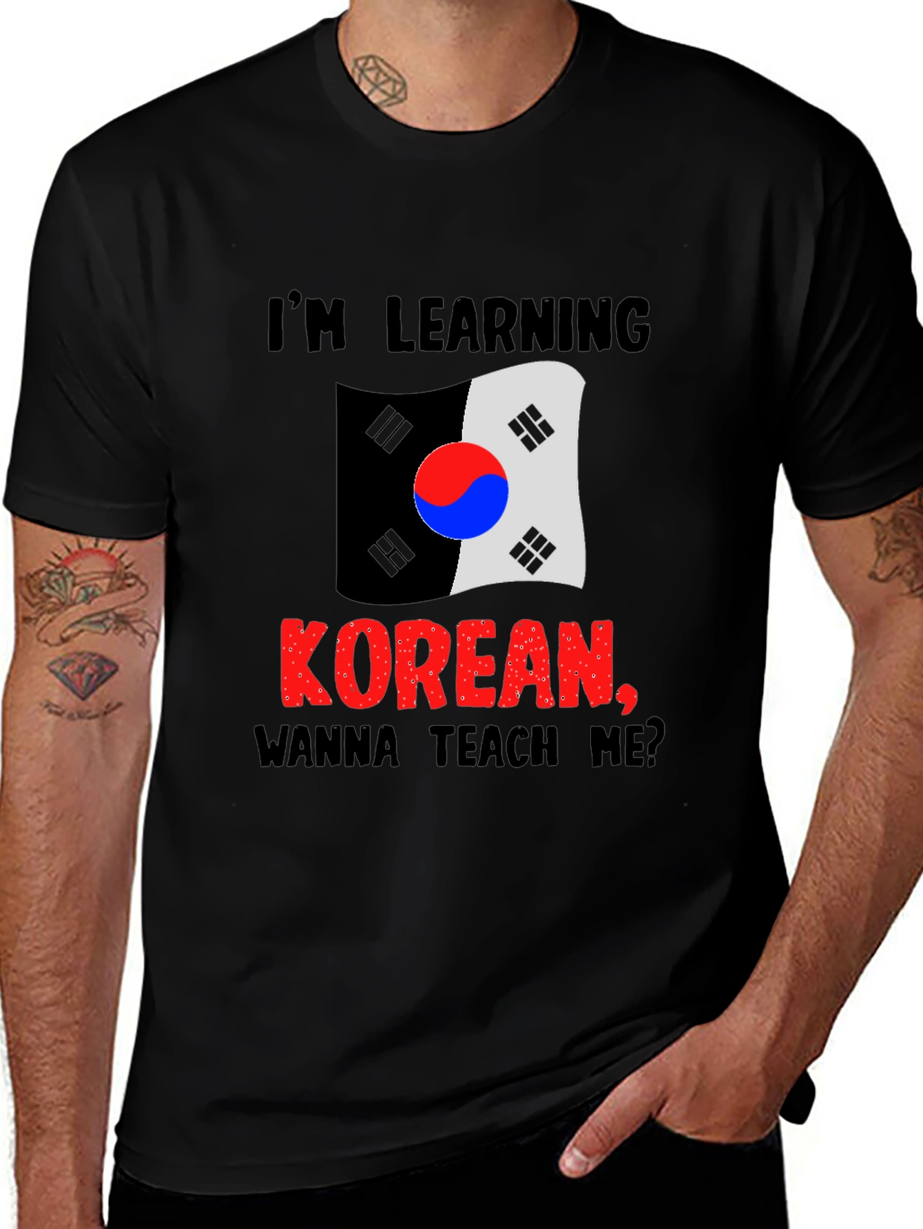Variant 6 of Learning Korean Graphic Tee