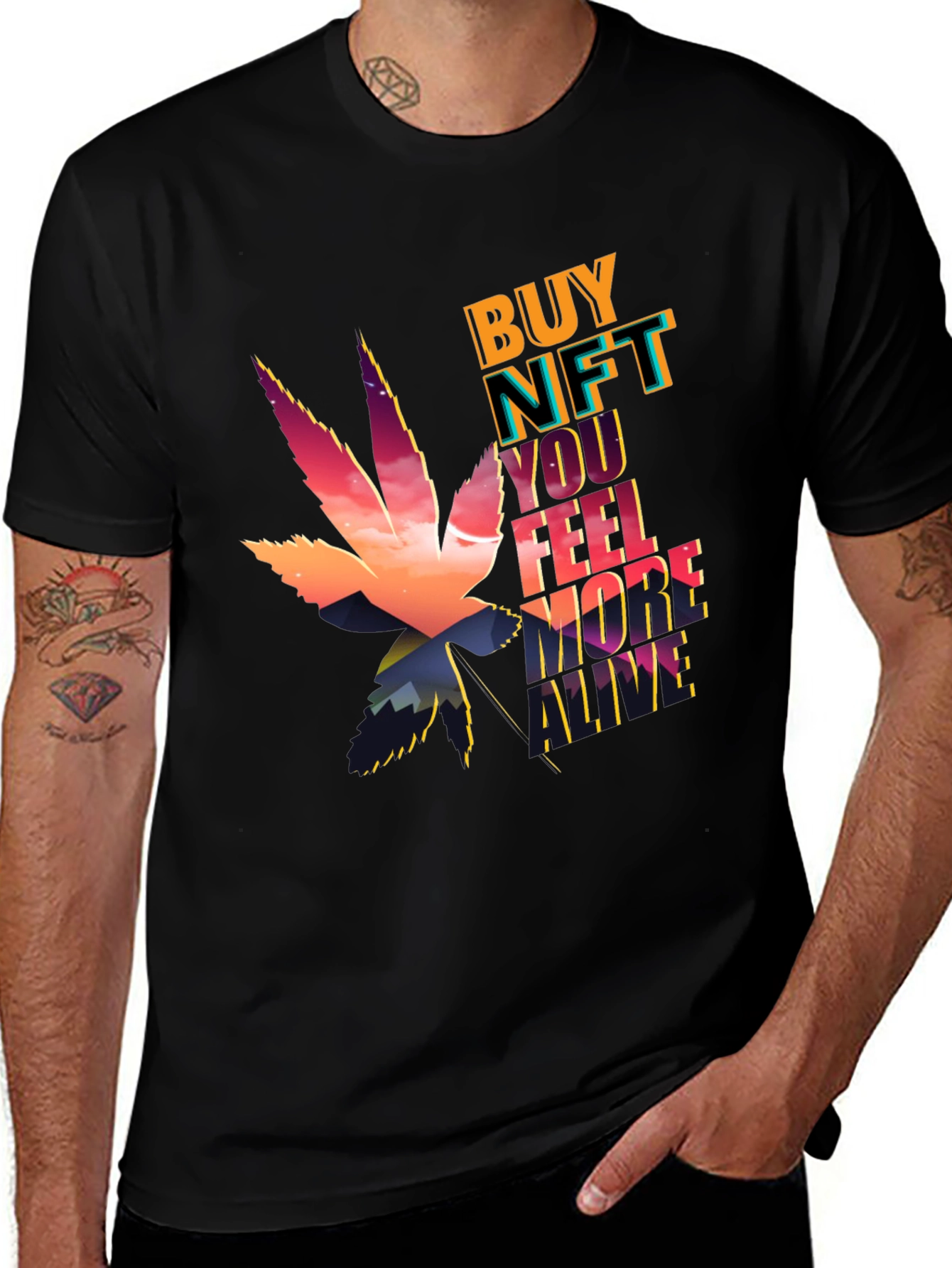 Buy NFT Feel More Alive Graphic T-Shirt