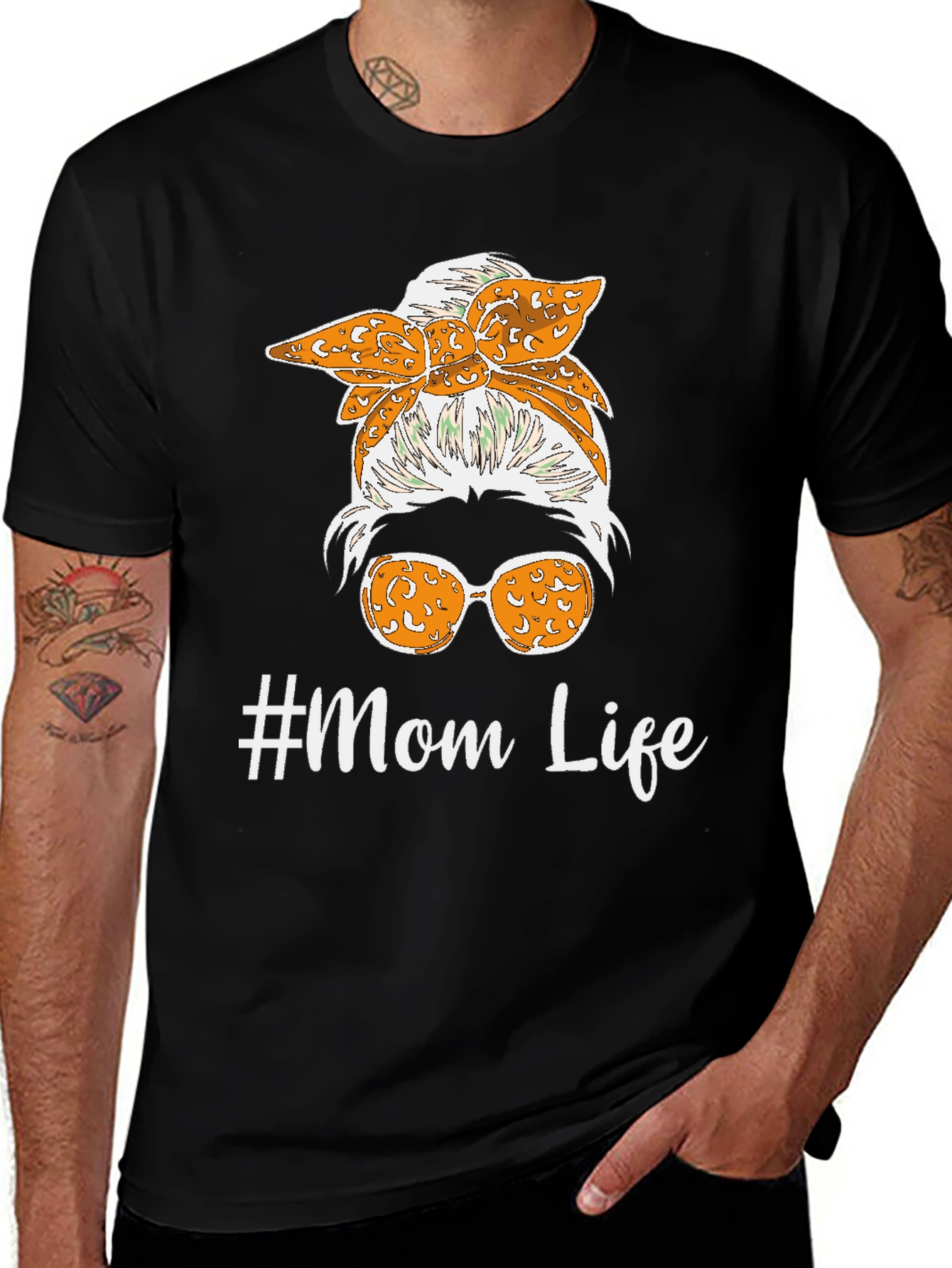 Mom Life Messy Bun T-Shirt