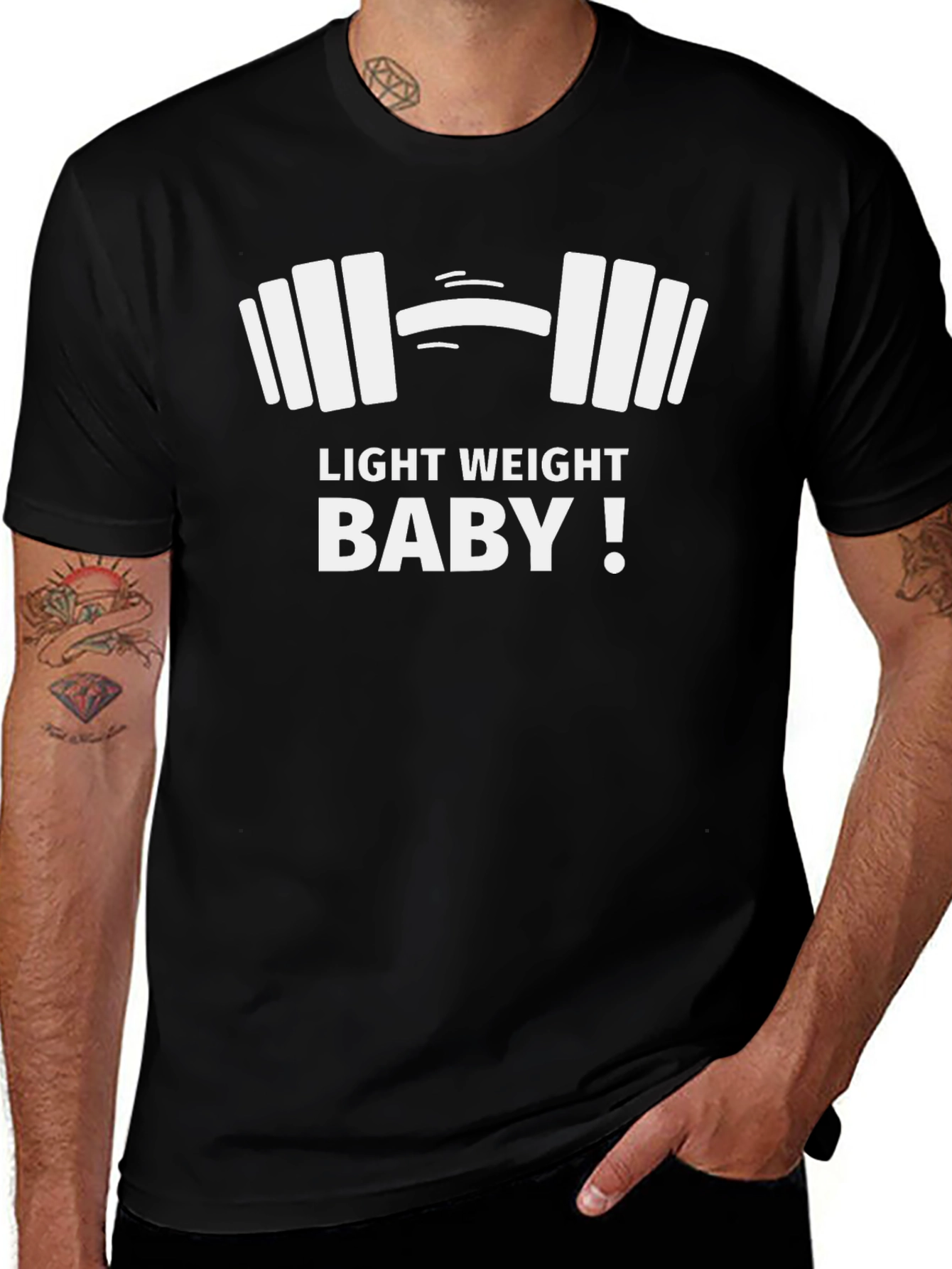 Variant 11 of Light Weight Baby! T-Shirt - Gym & Fitness Apparel