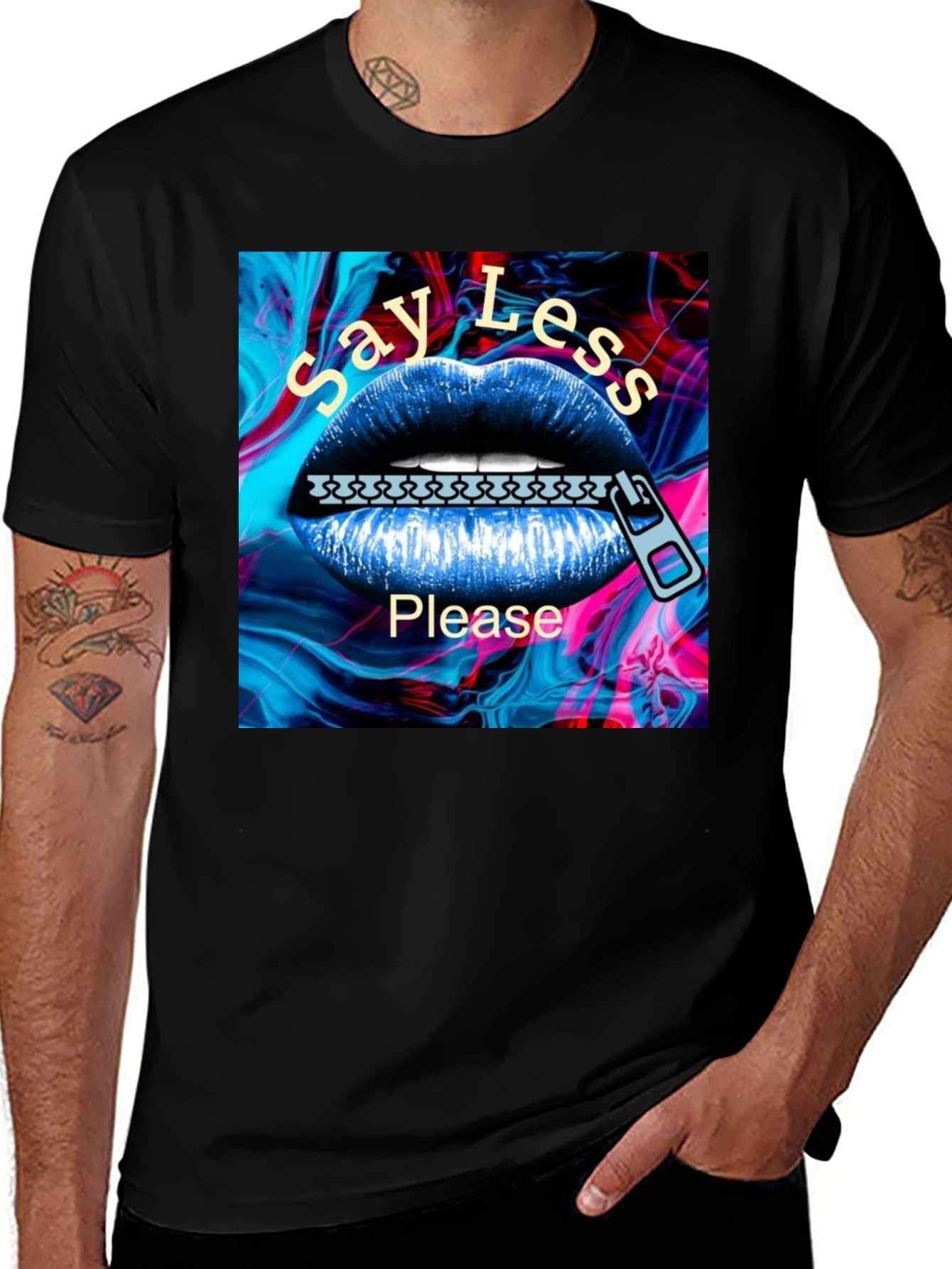 Variant 25 of Say Less Please Graphic Tee