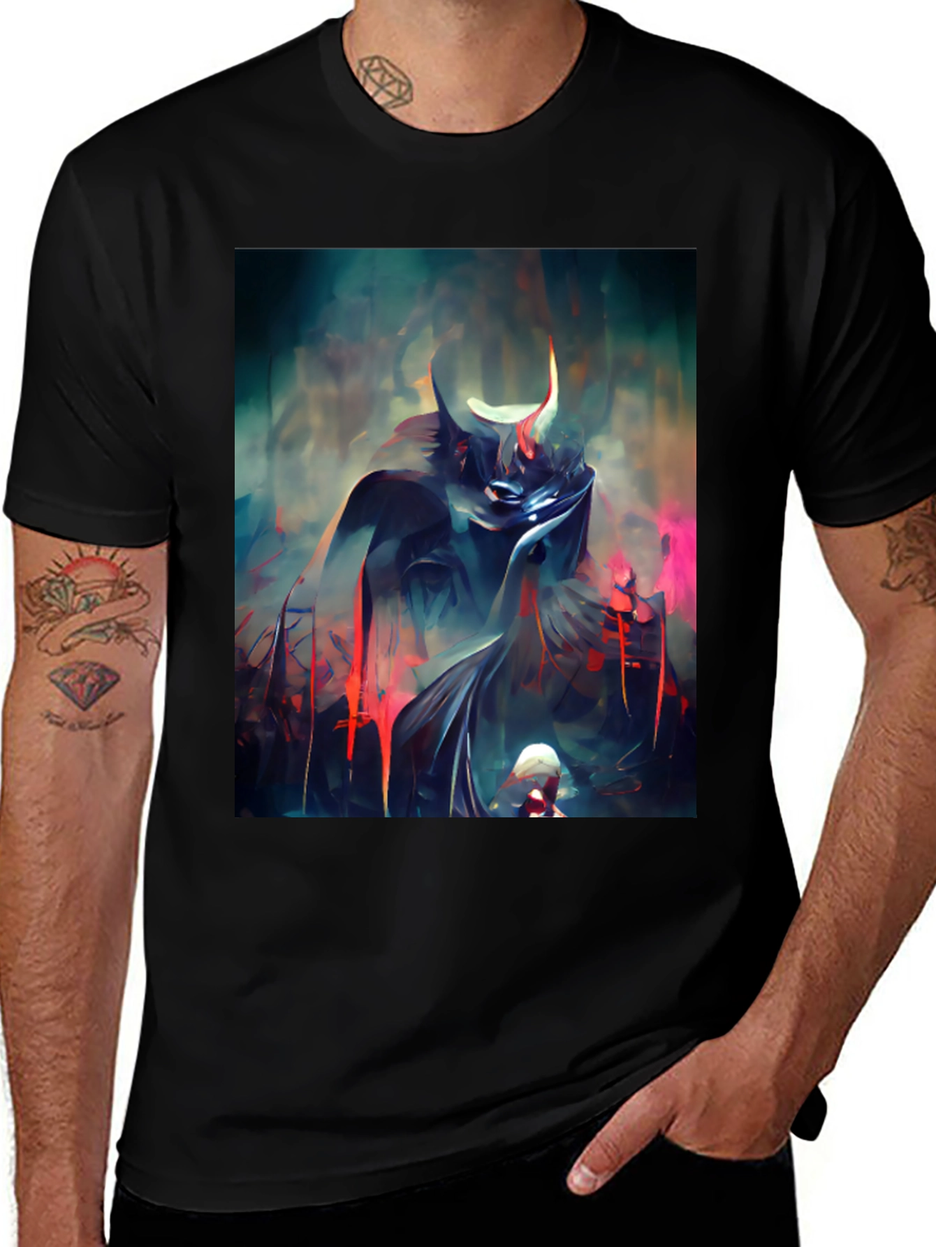 Variant 26 of Dark Fantasy Graphic Print T-Shirt
