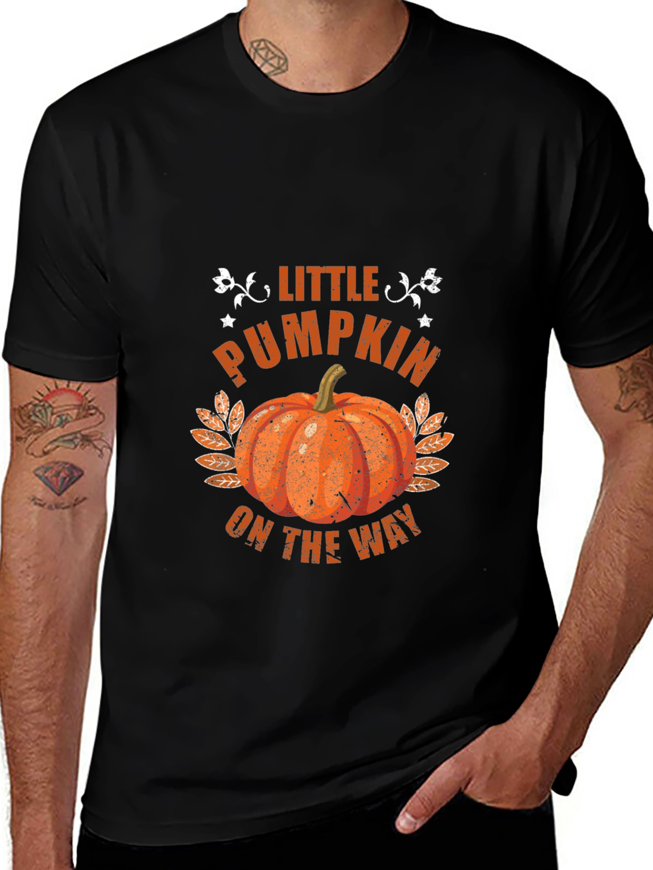 Variant 2 of Little Pumpkin On The Way Pregnancy T-Shirt
