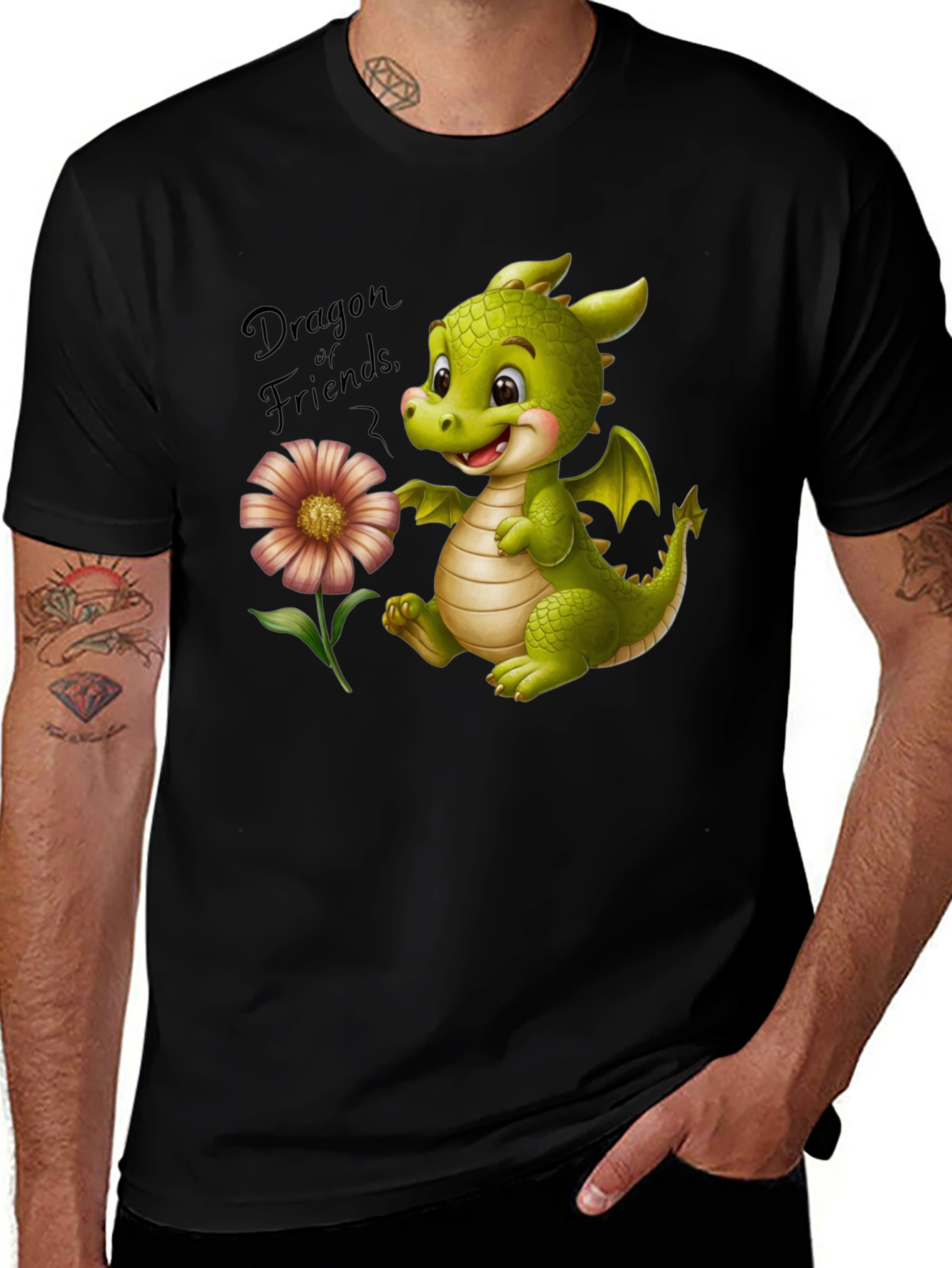 Variant 14 of Dragon Friends Graphic Tee