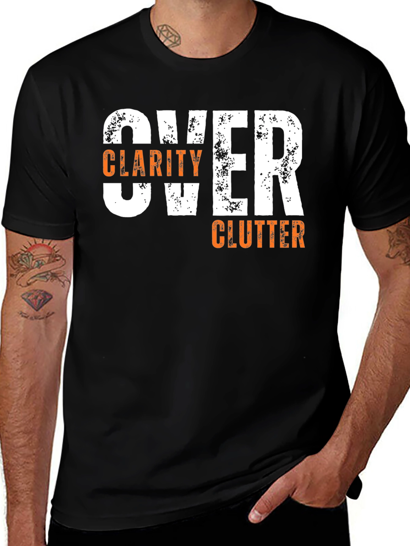 Variant 14 of Clarity Over Clutter Graphic T-Shirt