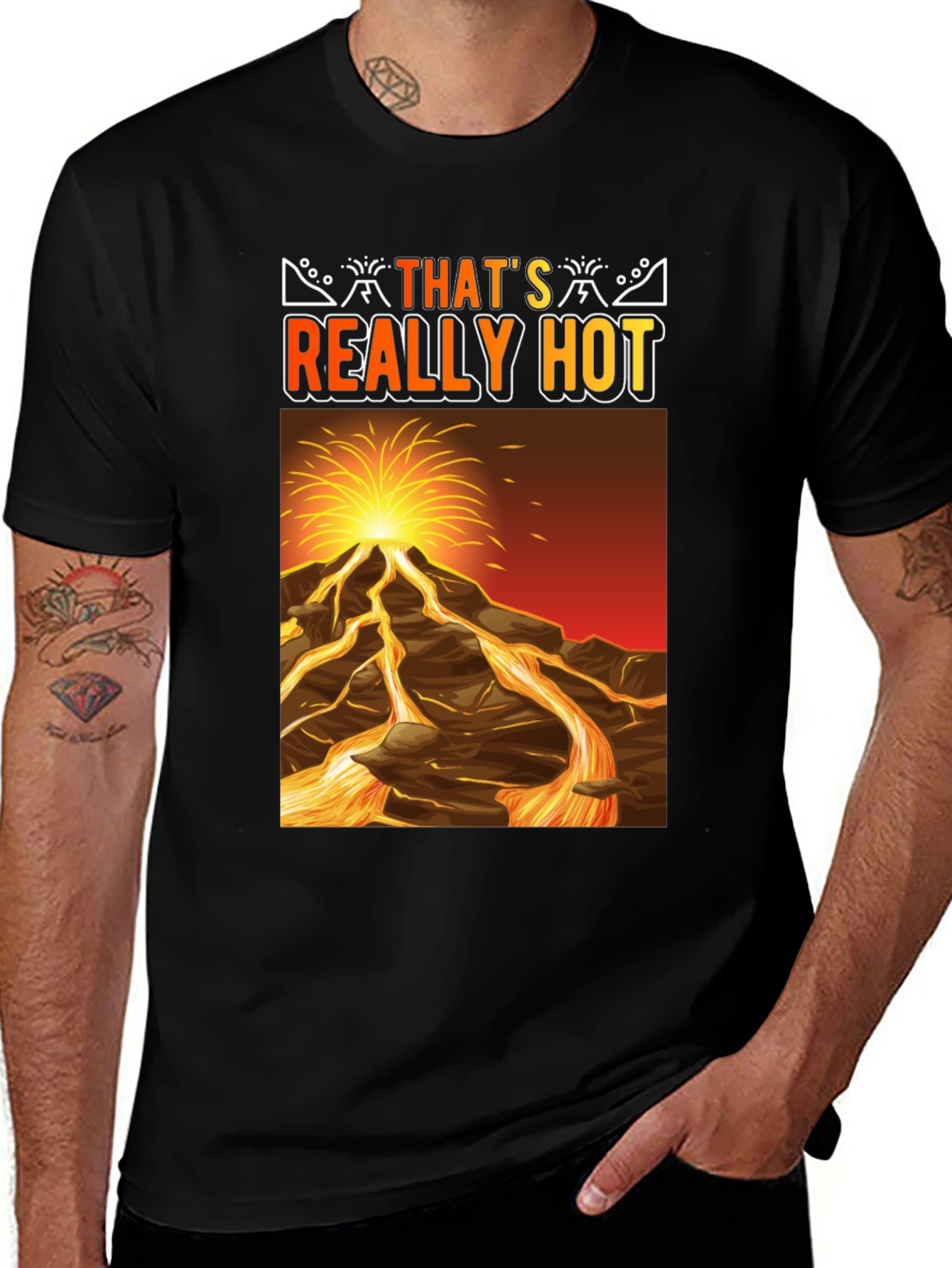 Variant 19 of That's Really Hot Volcano T-Shirt