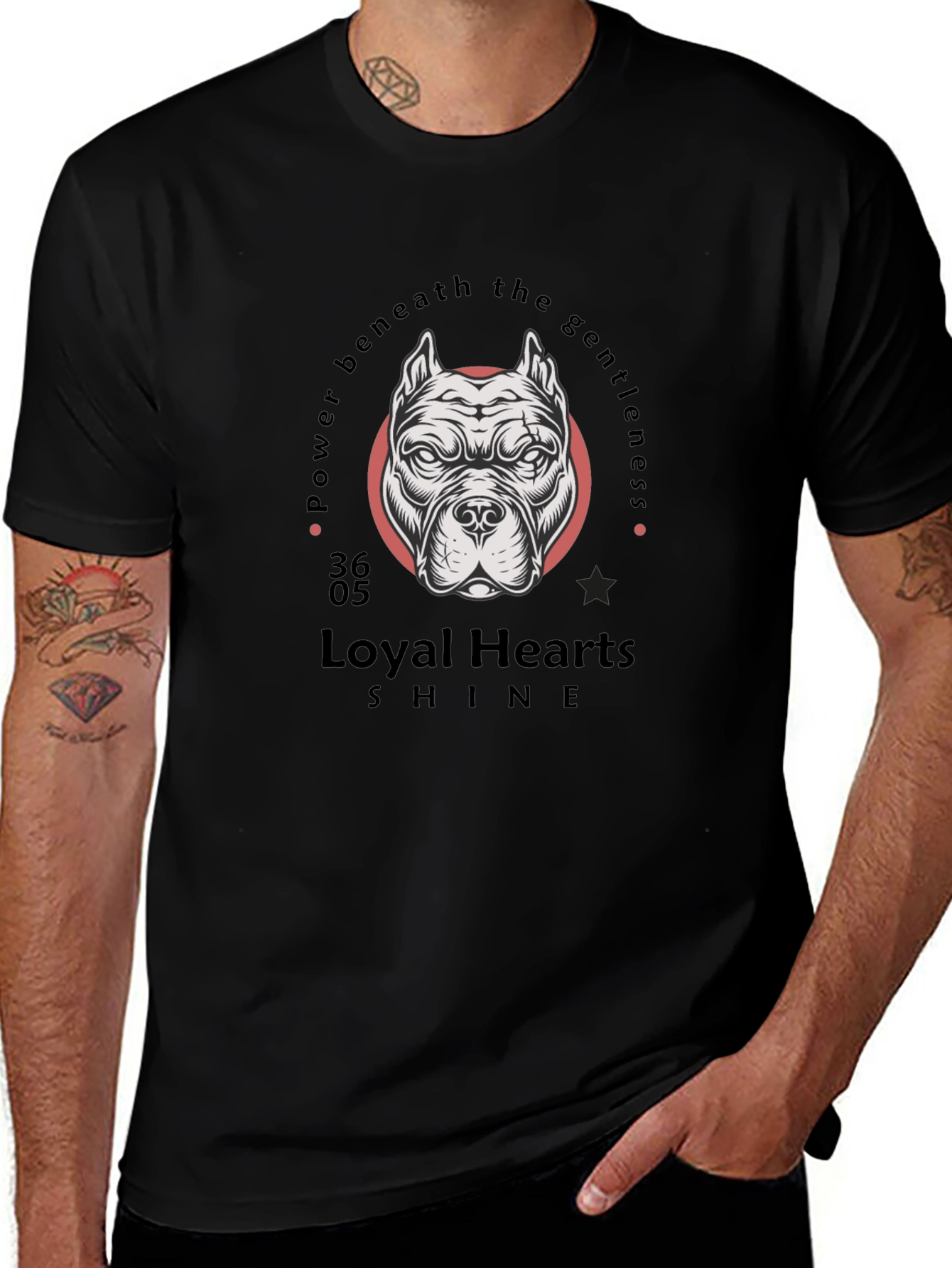 Variant 12 of Loyal Hearts Shine Graphic Tee