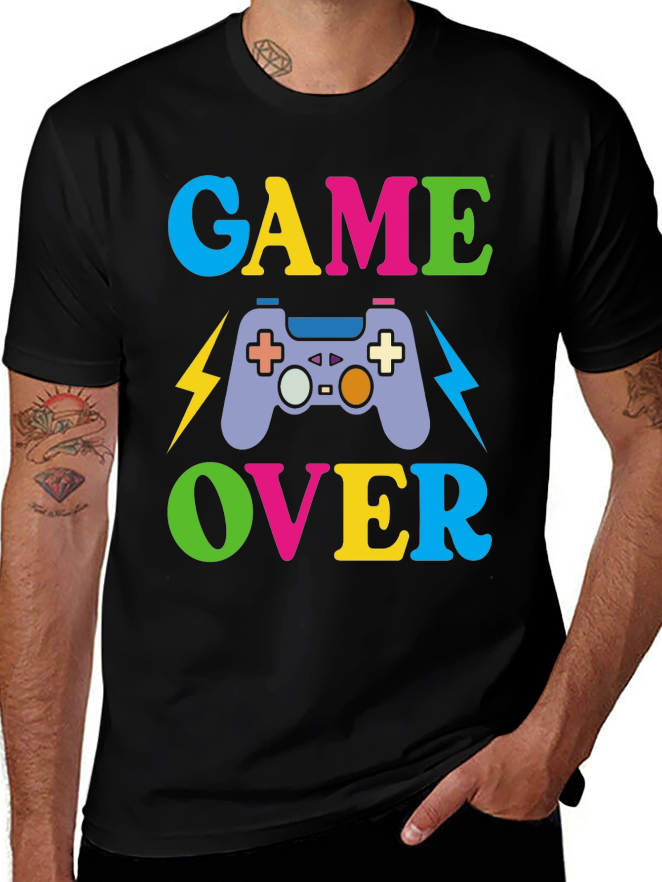 Variant 25 of Game Over T-Shirt - Gamer Tee - Funny Novelty Shirt