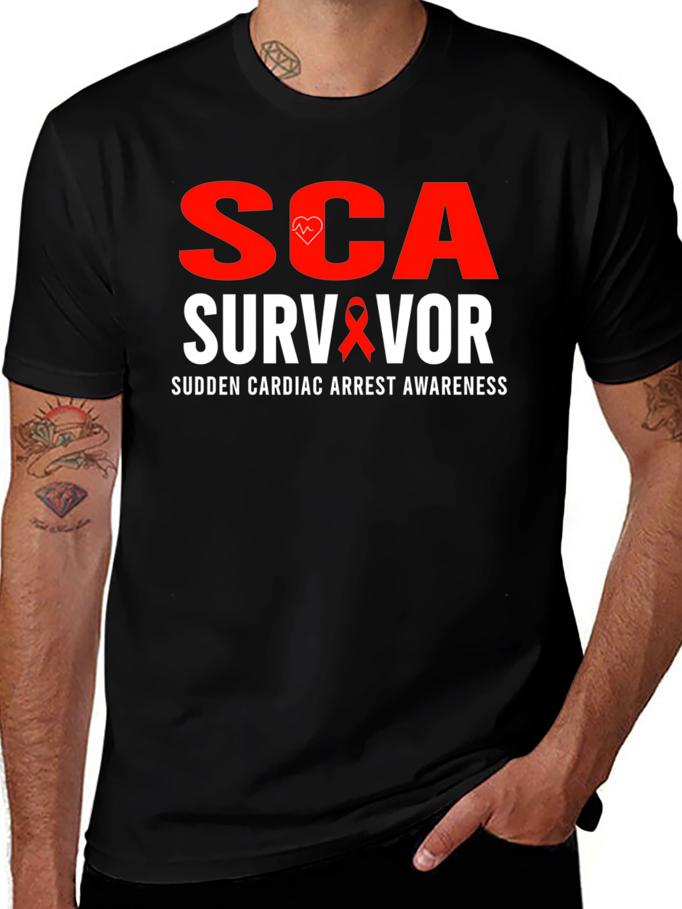 SCA Survivor Awareness T-Shirt