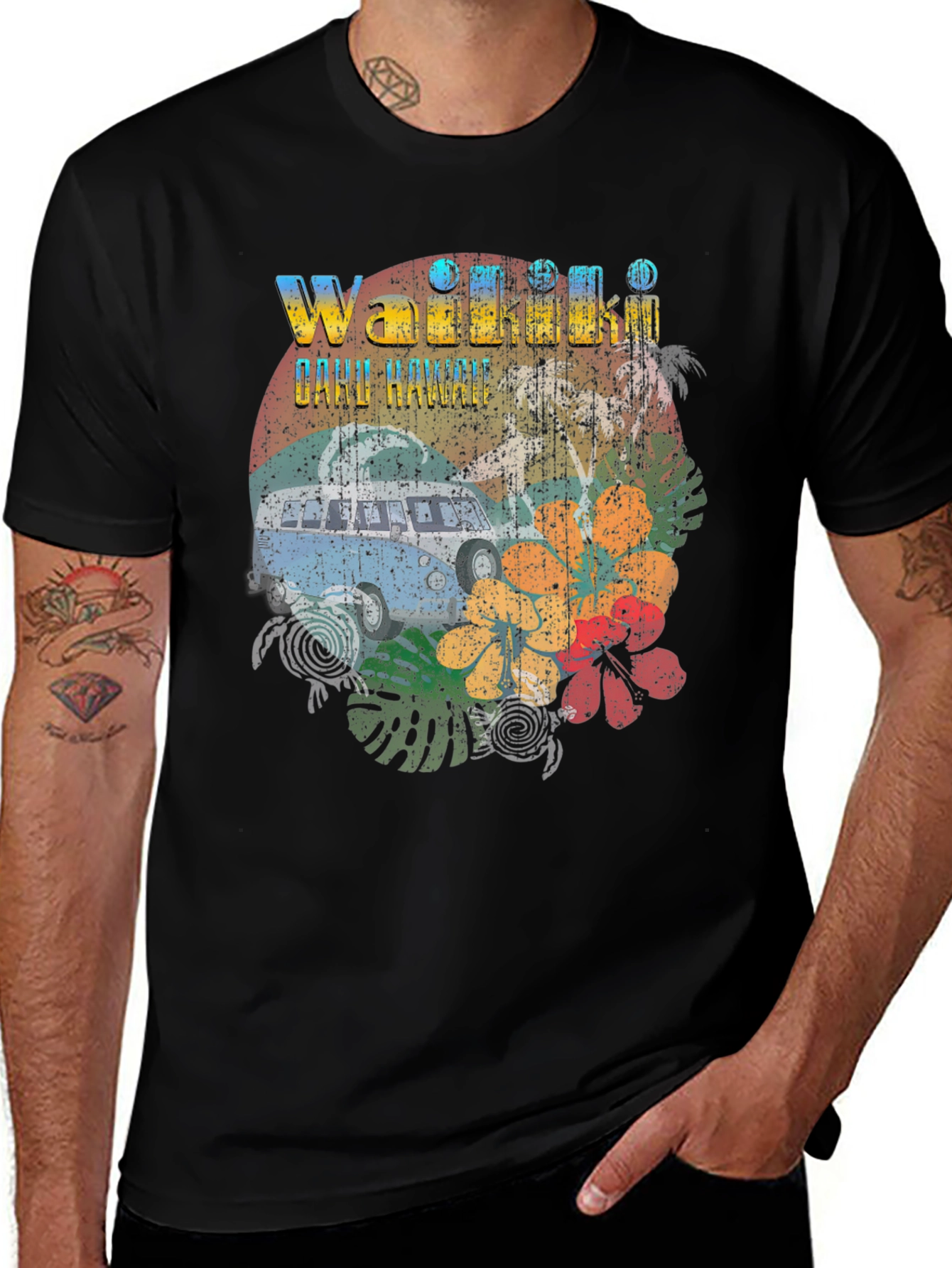 Variant 13 of Vintage Waikiki Van T-Shirt
