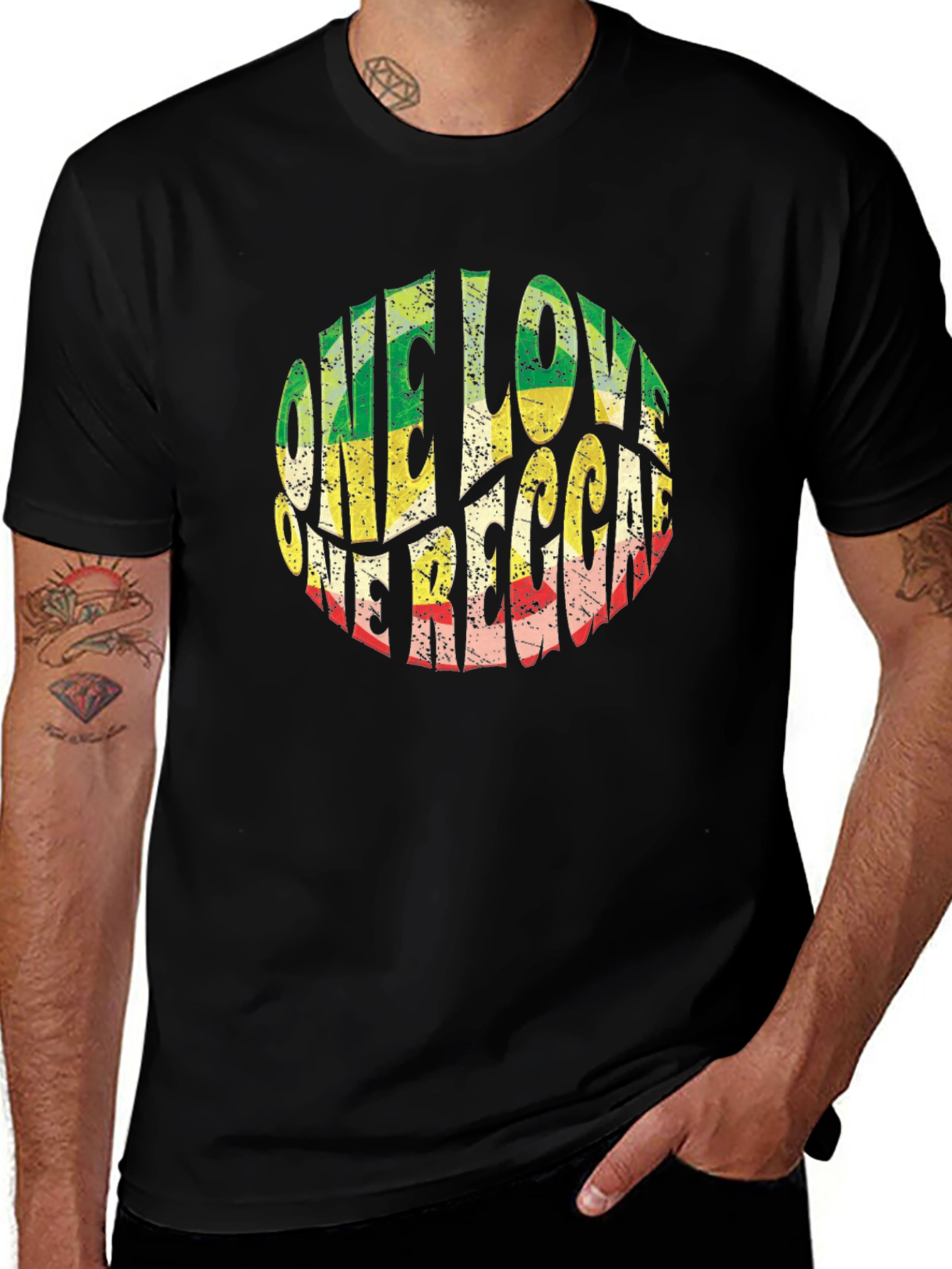 One Love Reggae Graphic Tee