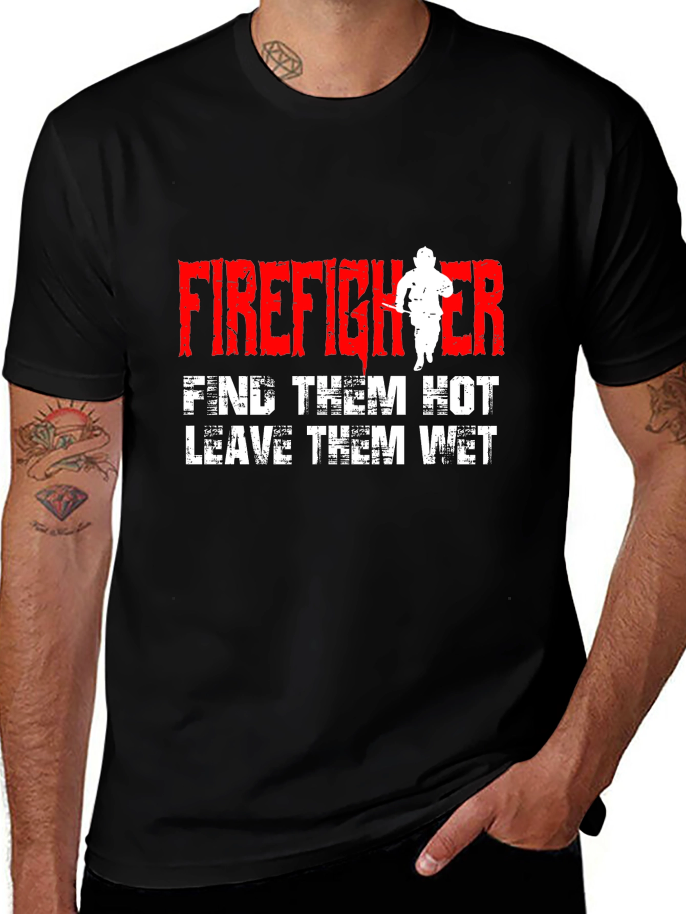 Variant 14 of Firefighter Graphic T-Shirt
