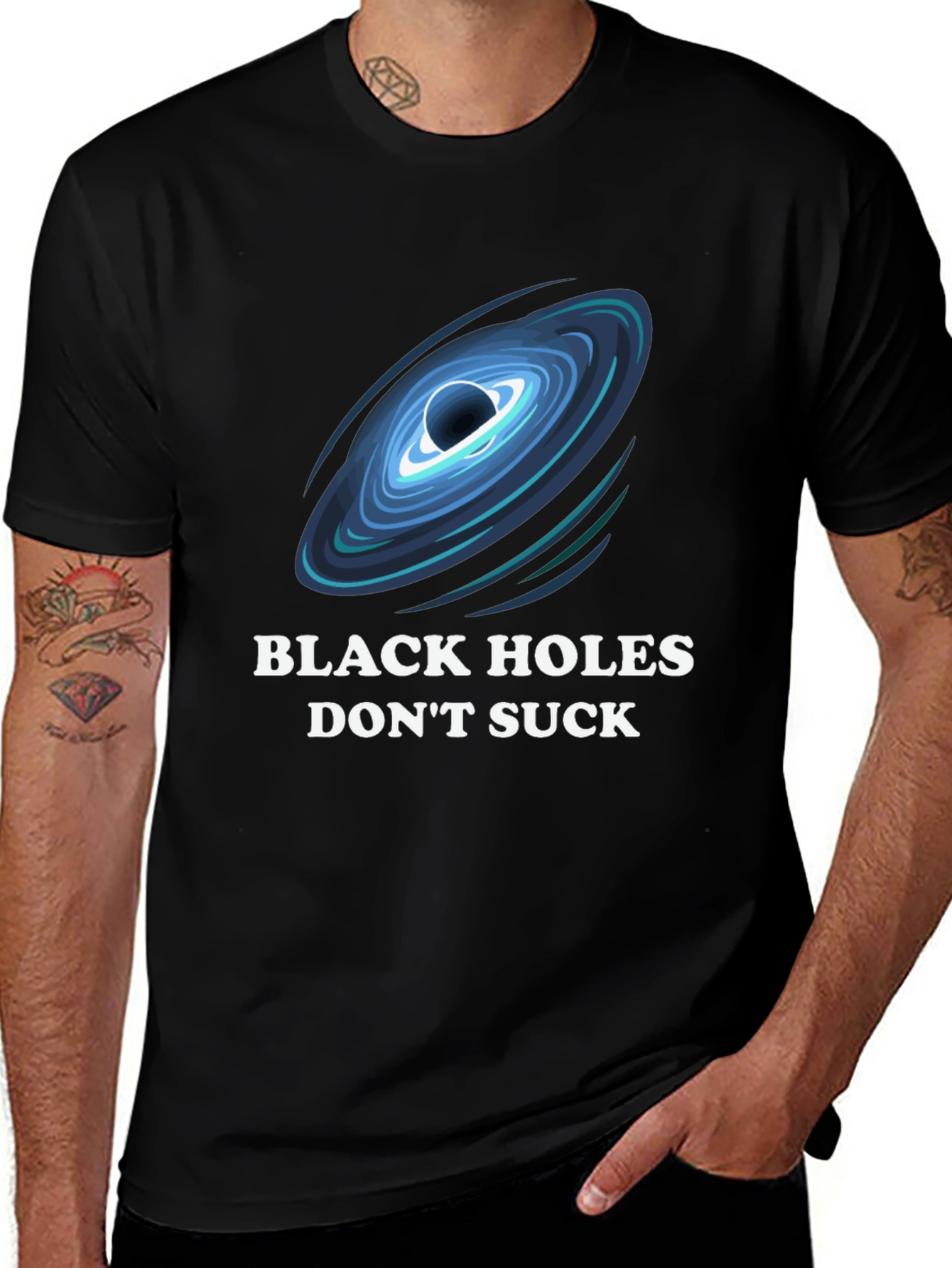 Variant 16 of Black Holes Don't Suck T-Shirt